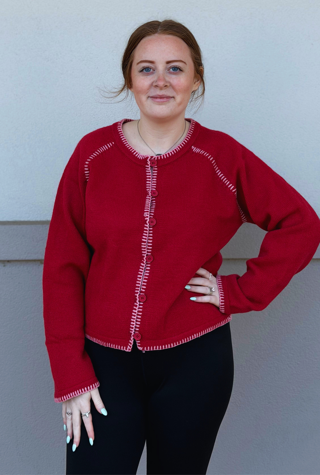 RED ANNIE SWEATER