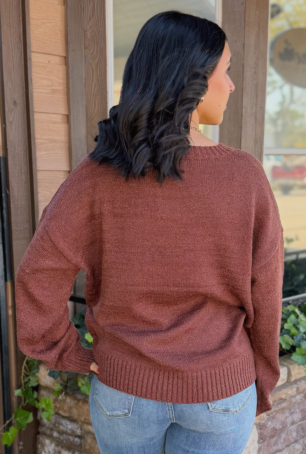 WINE WEATHER SWEATER