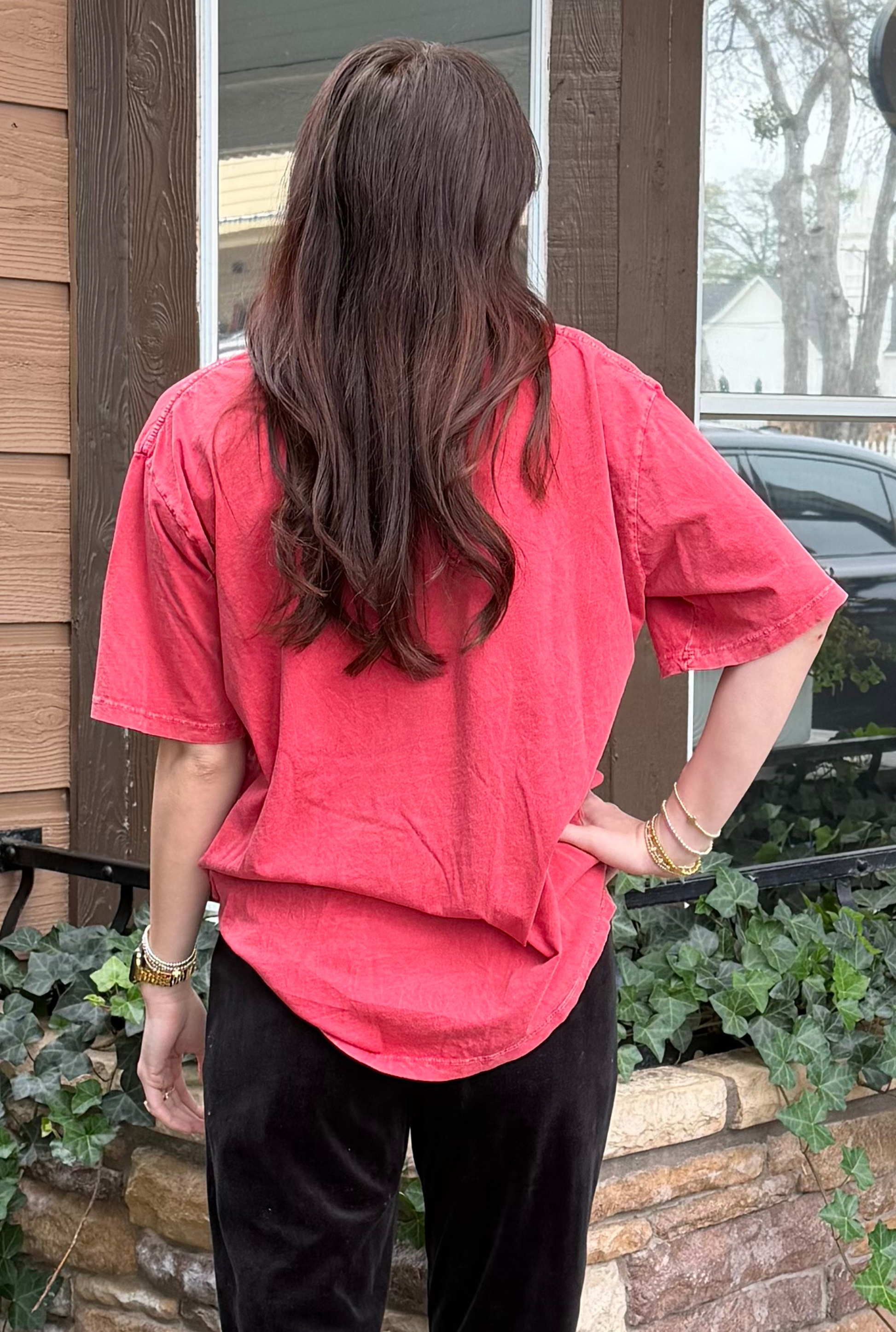 Love Is Patient and Kind Oversized Mineral Graphic Tee