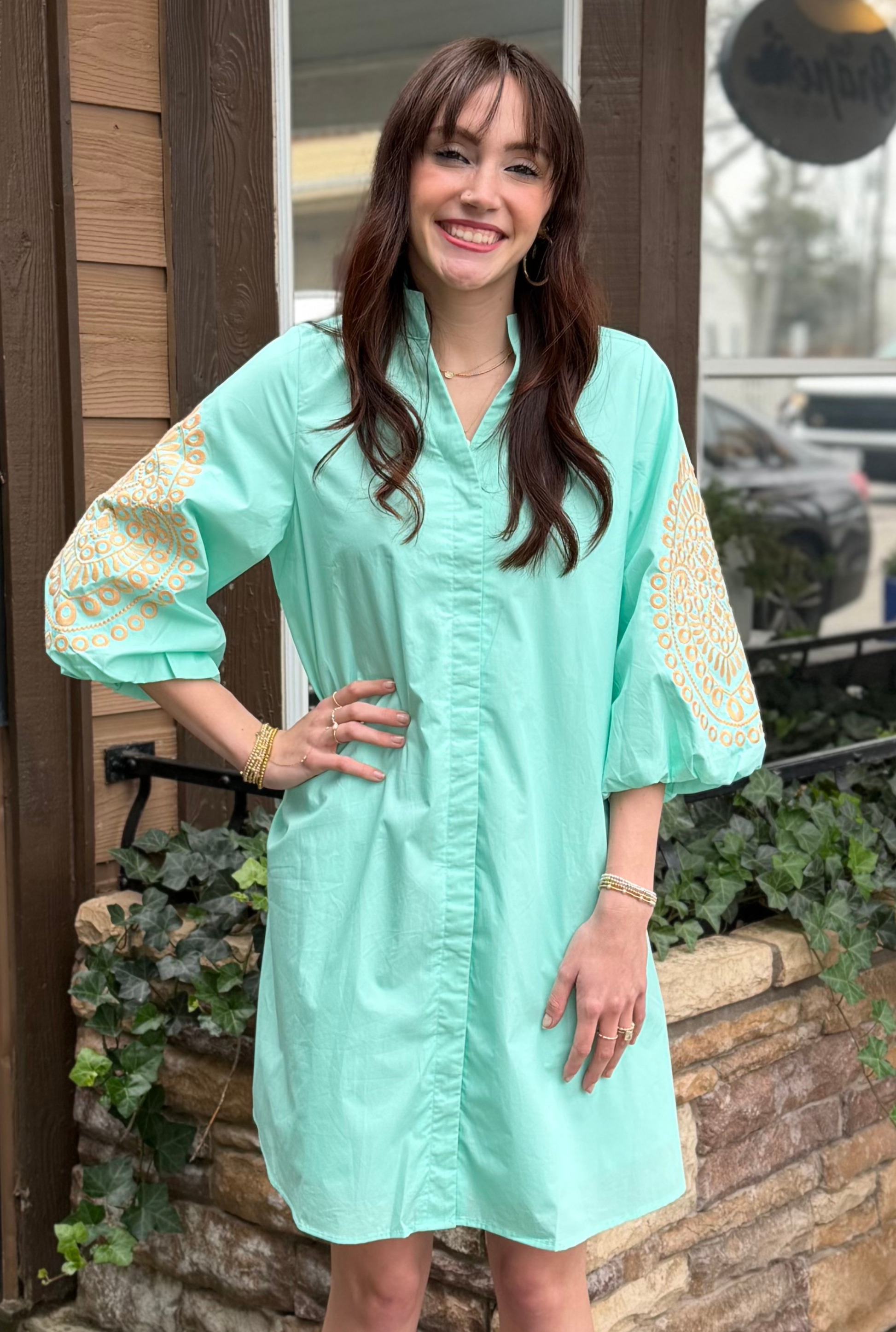 MINT ALEXA DRESS