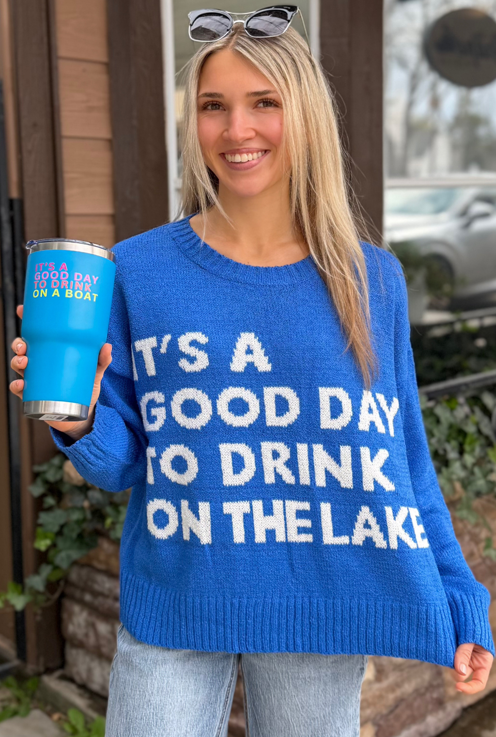 DRINK ON THE LAKE SWEATER
