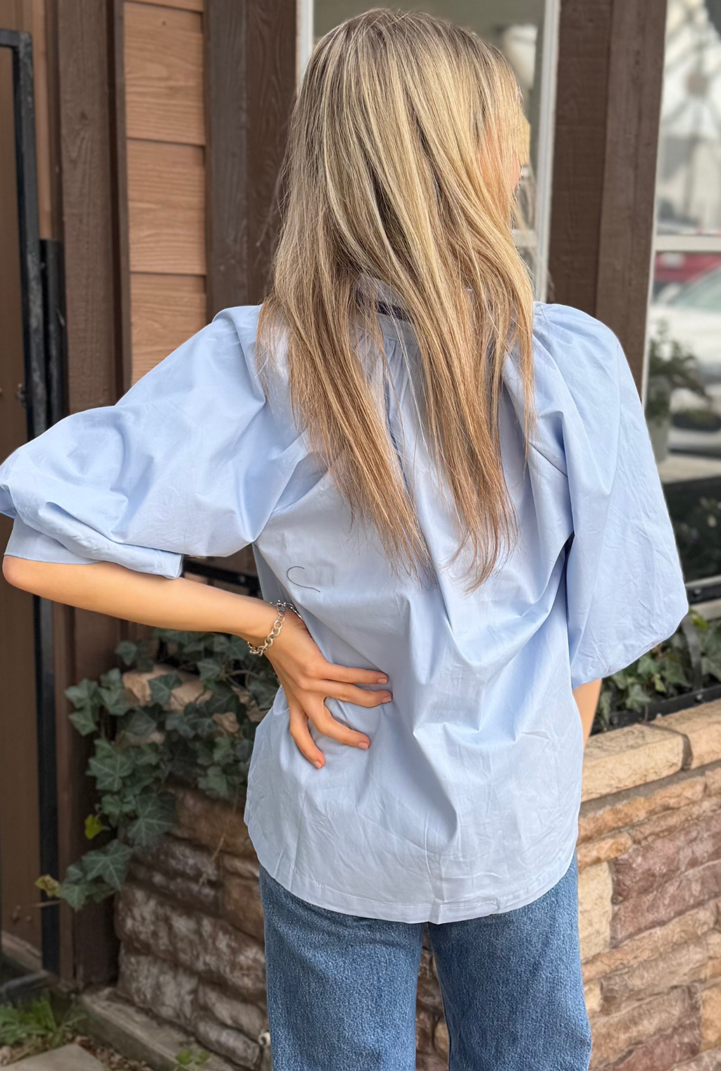 PERIWINKLE EMBROIDERED FLORAL