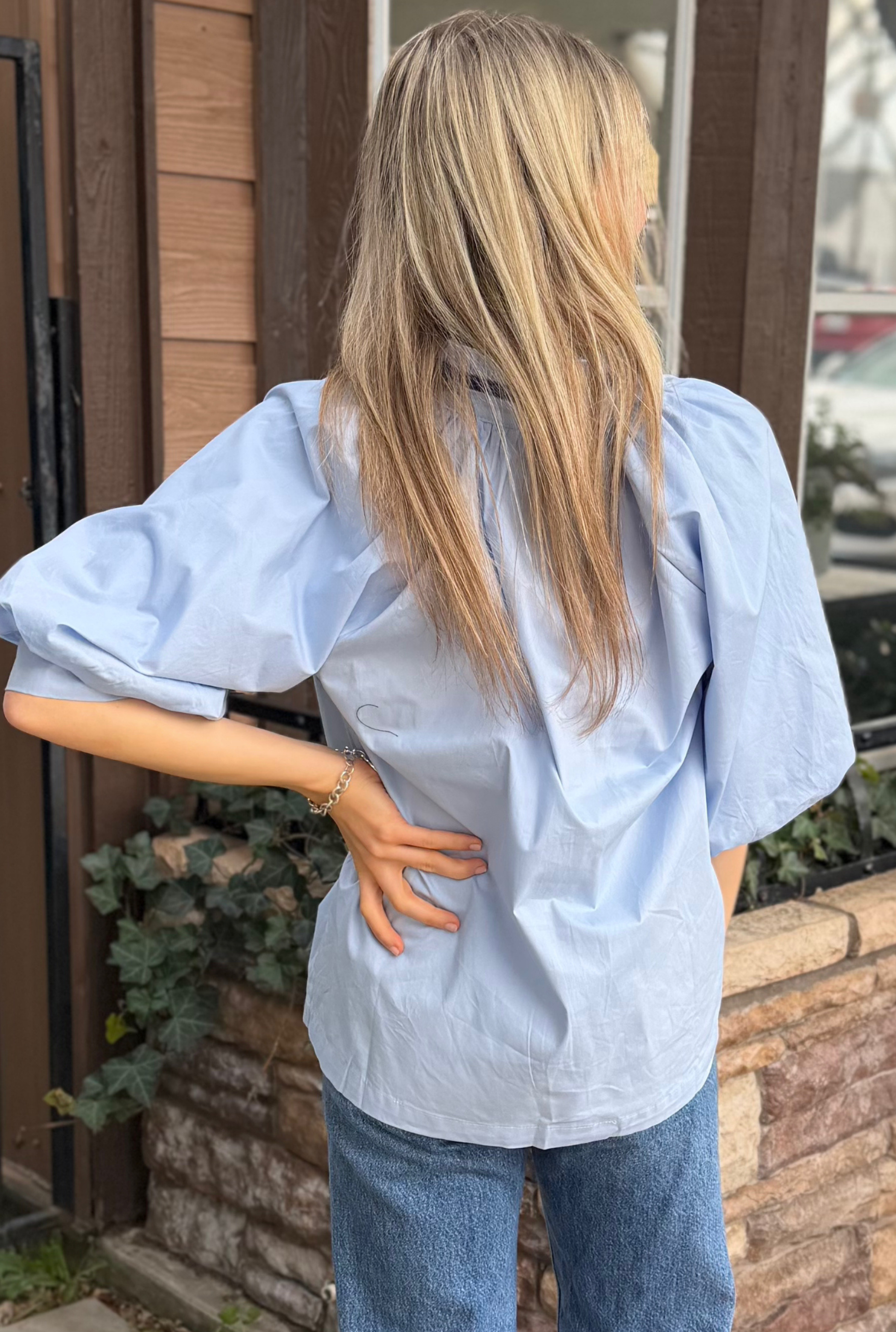 PERIWINKLE EMBROIDERED FLORAL