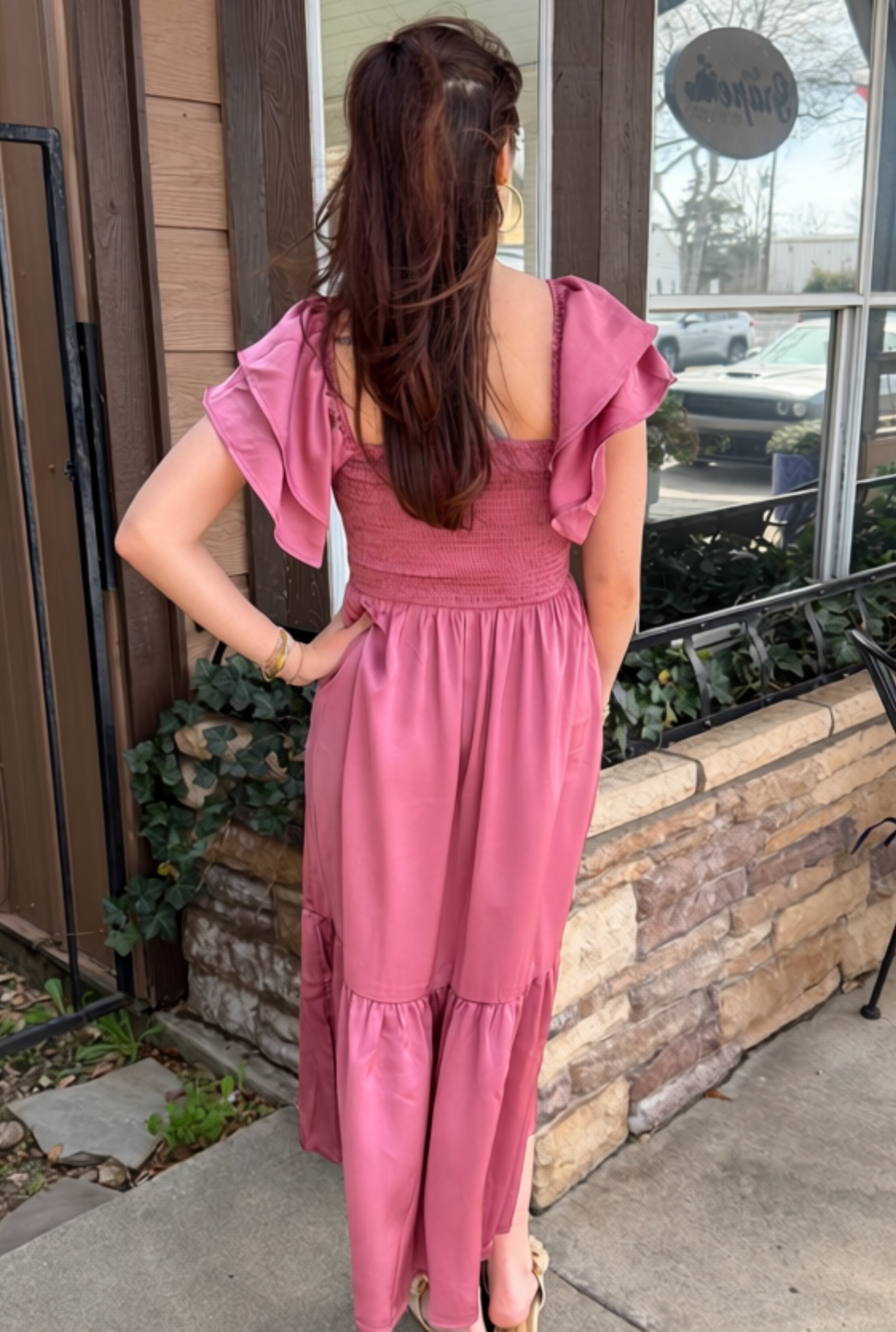 MAUVE EFFORTLESS DRESS