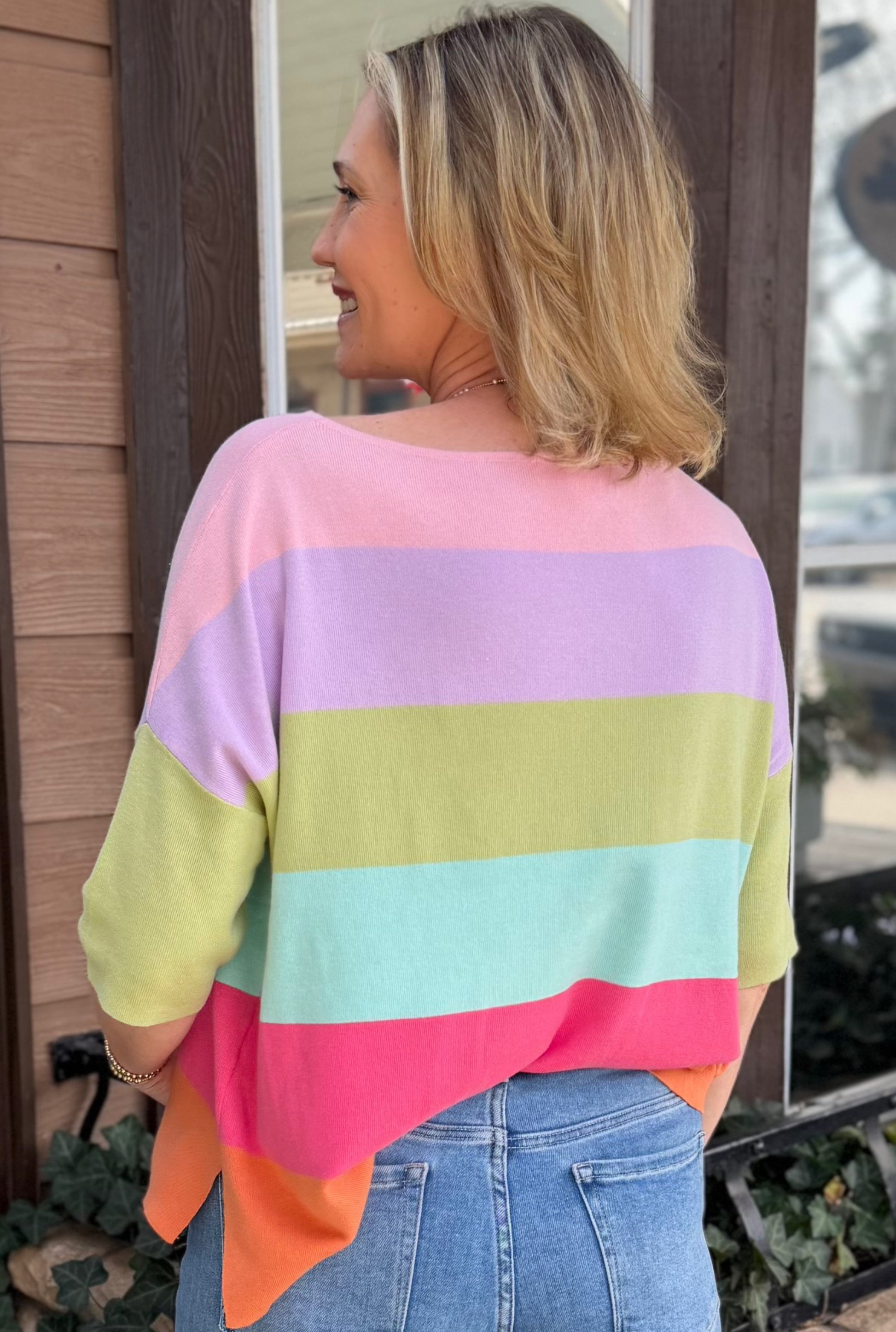 COLORBLOCK CLARA SWEATER