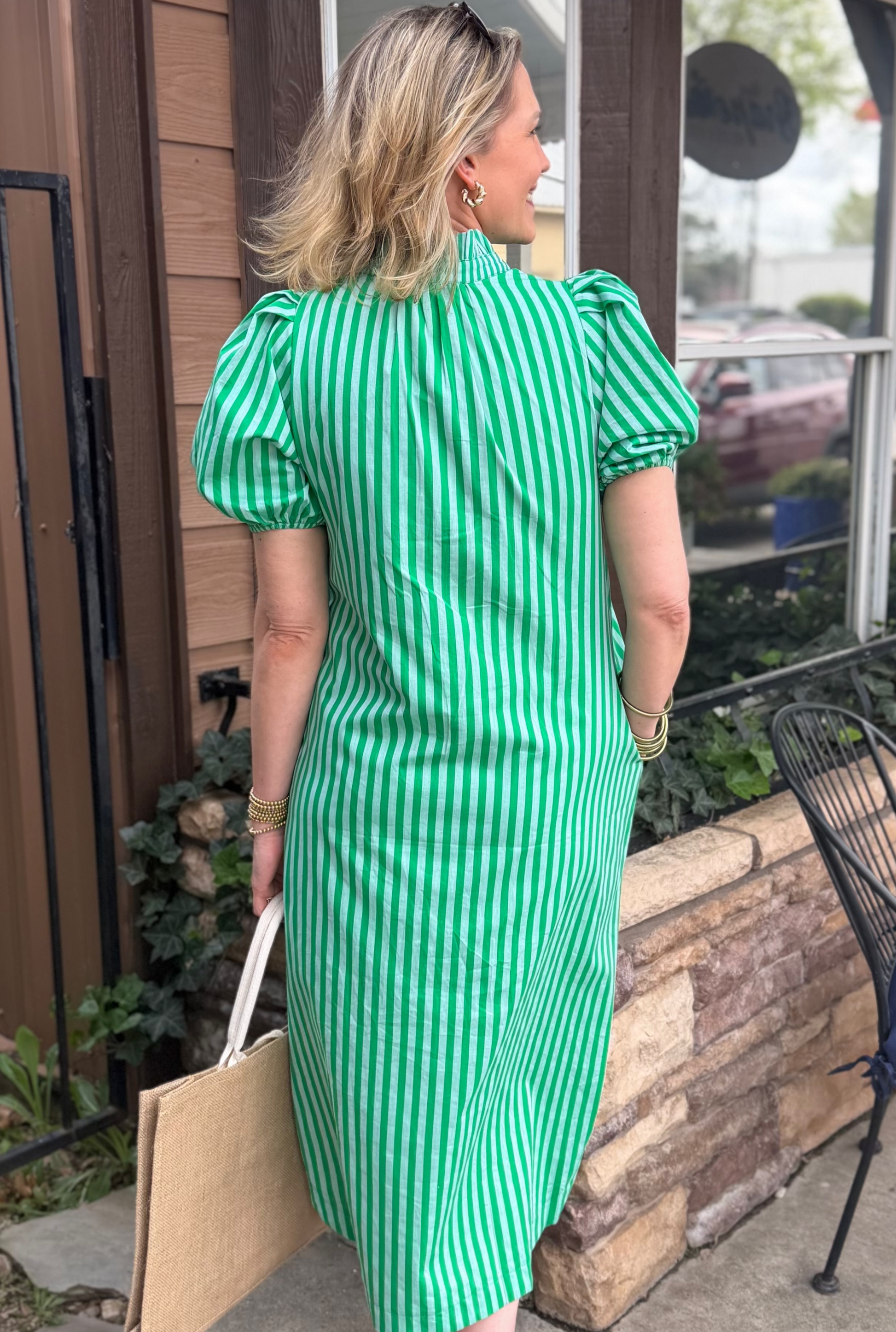 GREEN KENZIE DRESS