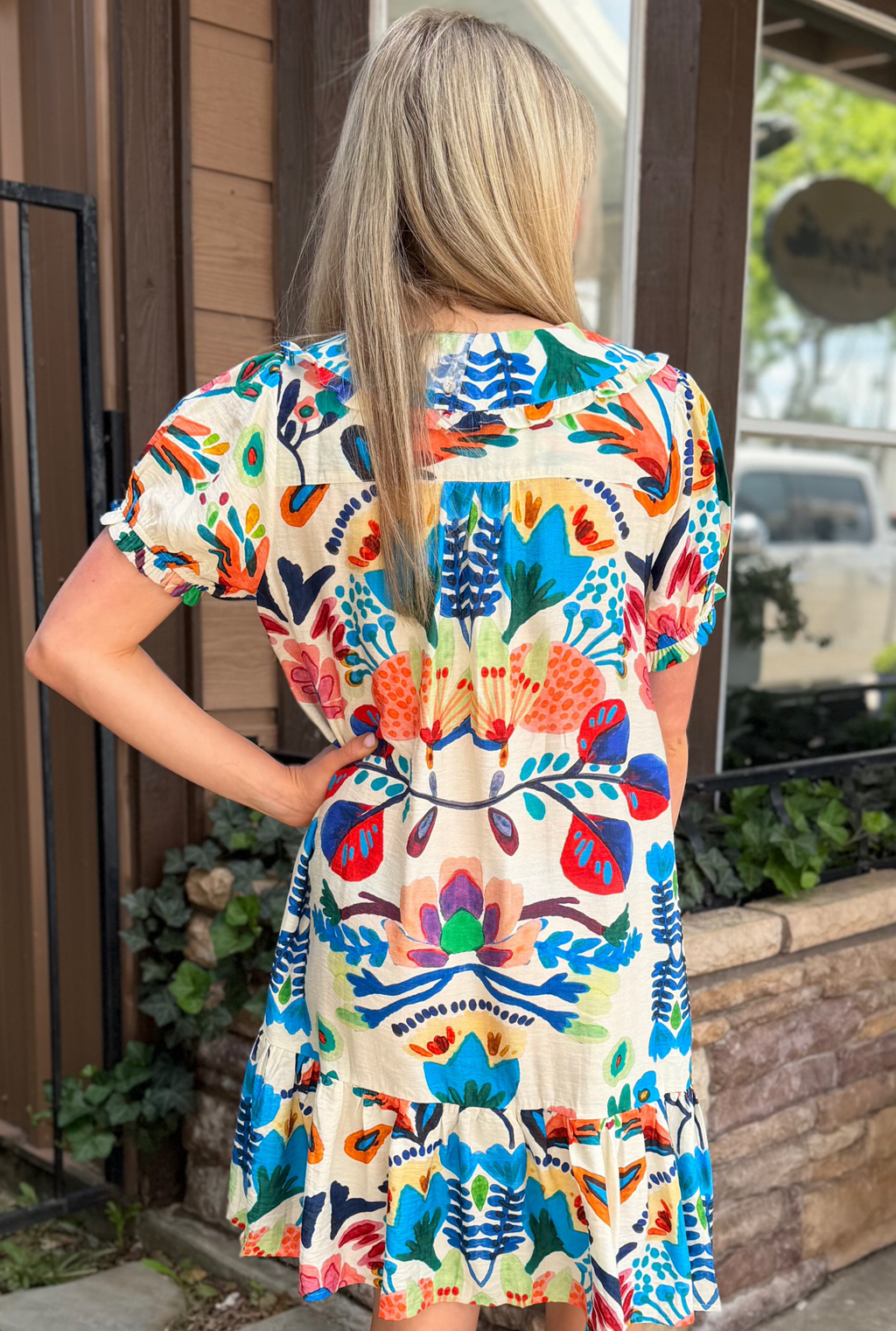 BLUE GINA DRESS