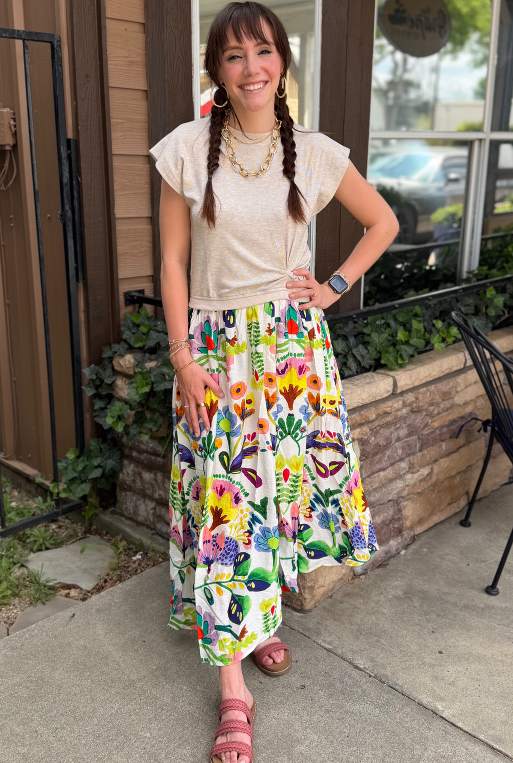 GREEN GINA SKIRT DRESS