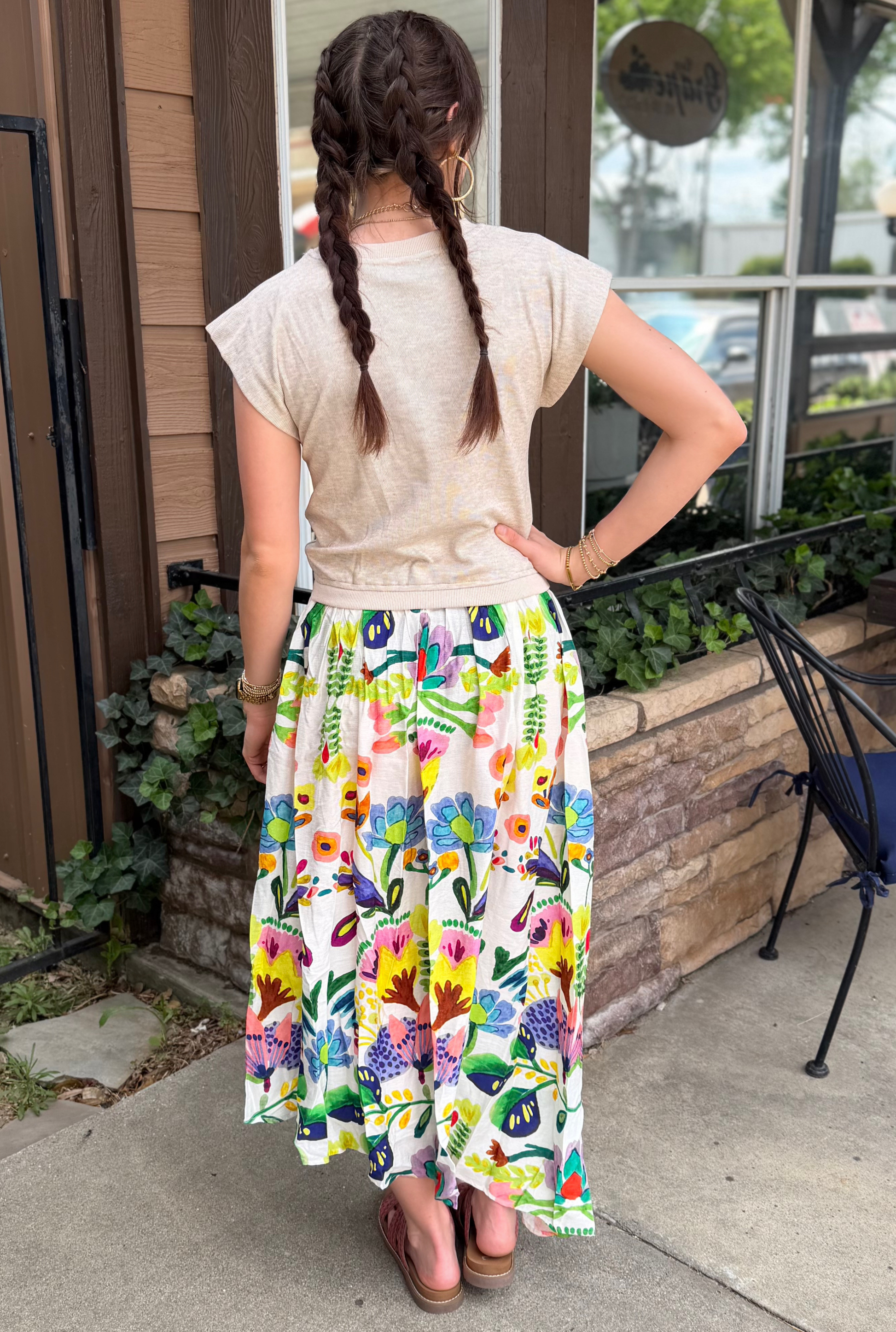 GREEN GINA SKIRT DRESS