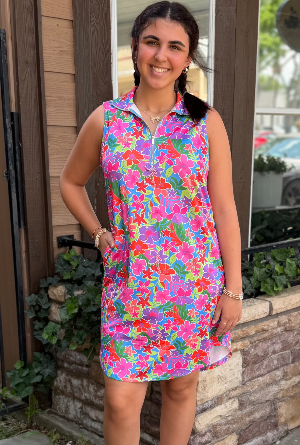 MARGO ZIP DRESS