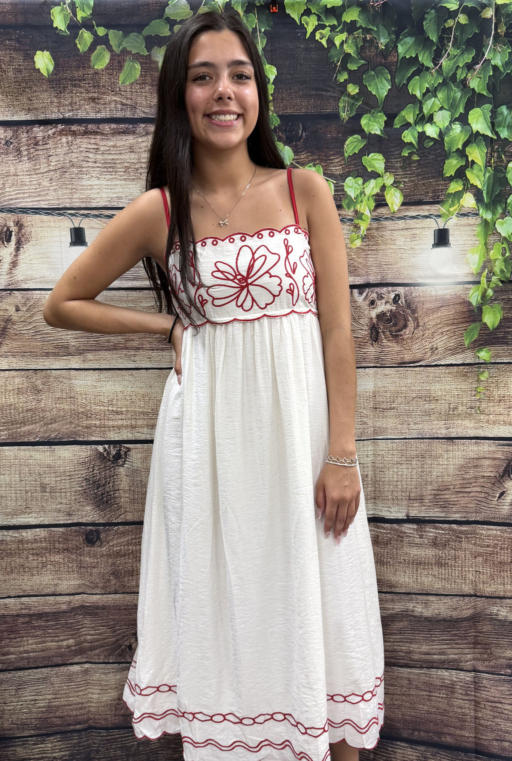 SCALLOPED MAY DRESS