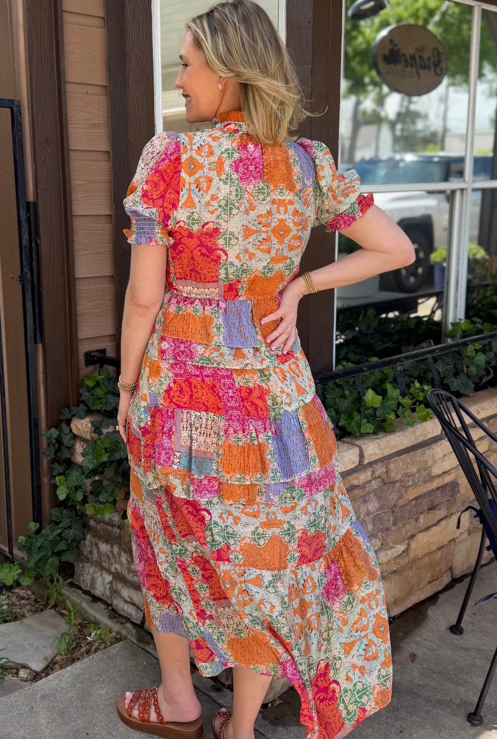 GRANNY-SQUARE DRESS