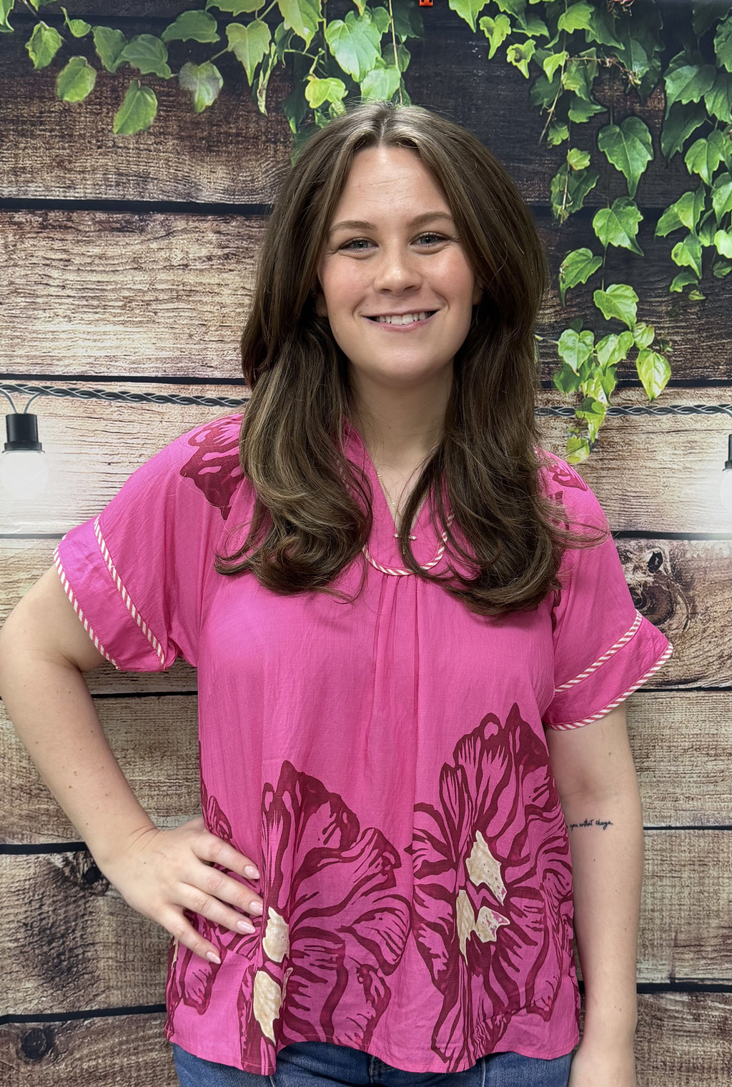 PEONY FLORAL TOP