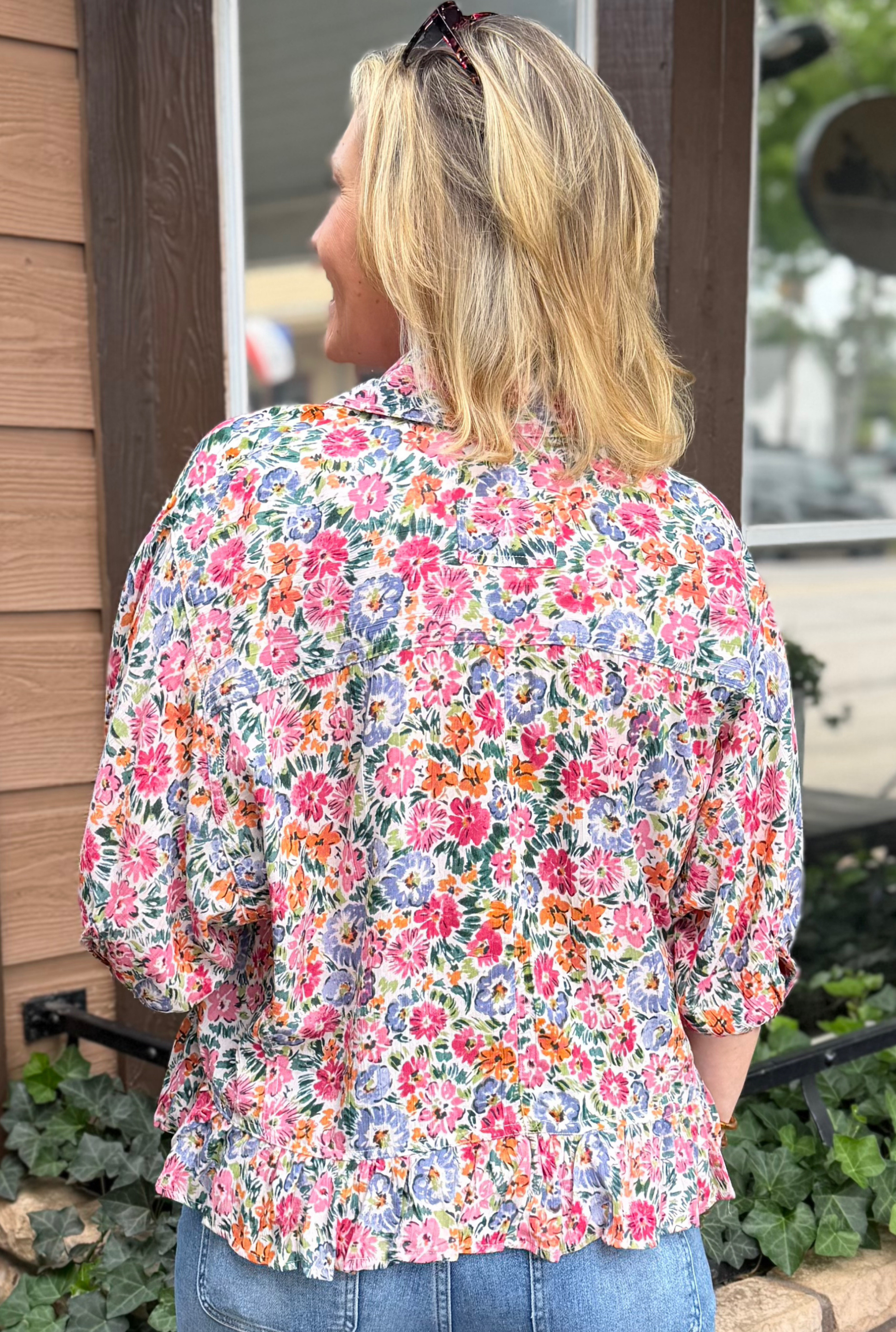SPRING FLOWERS TOP