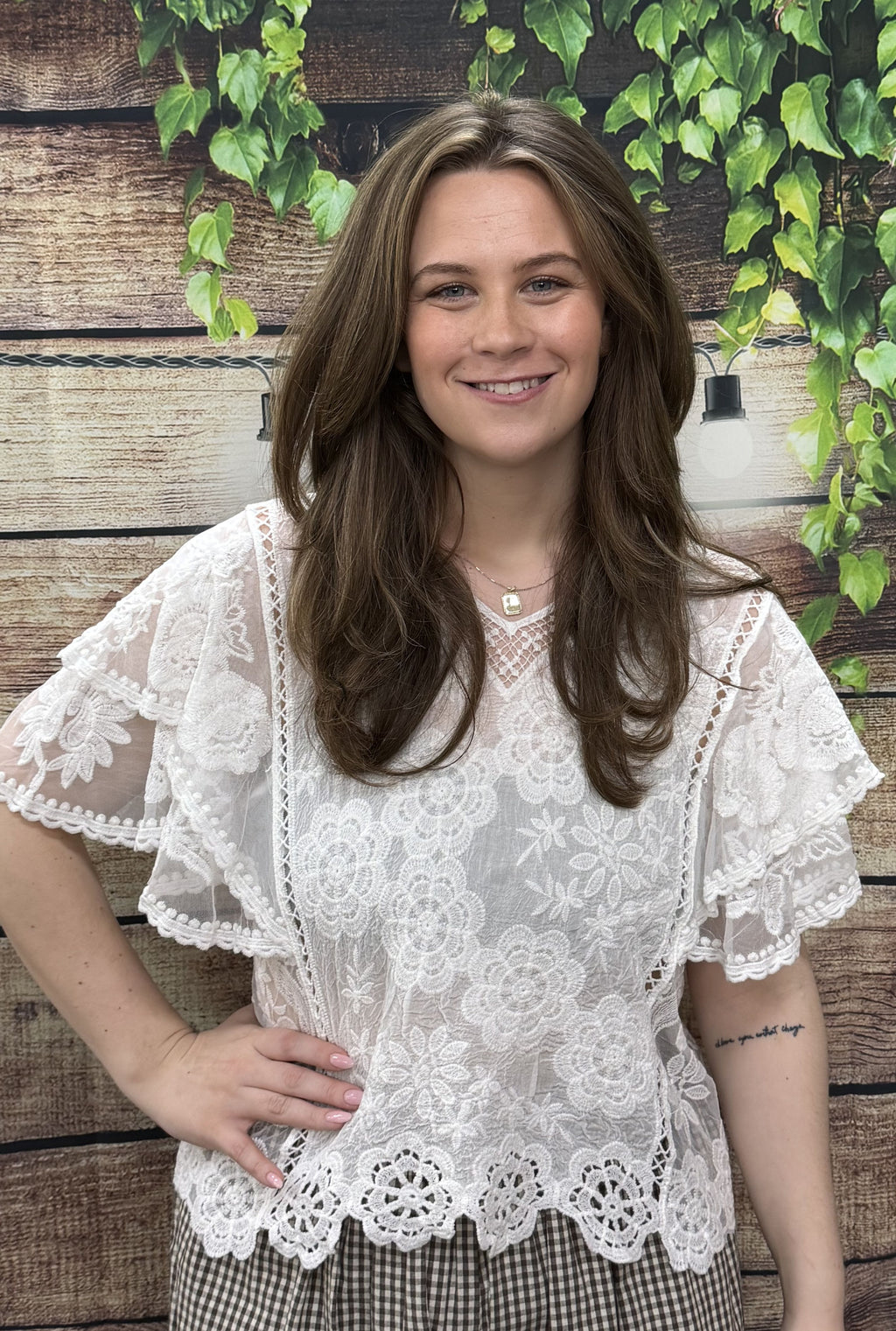 WHITE BOHO BABE TOP
