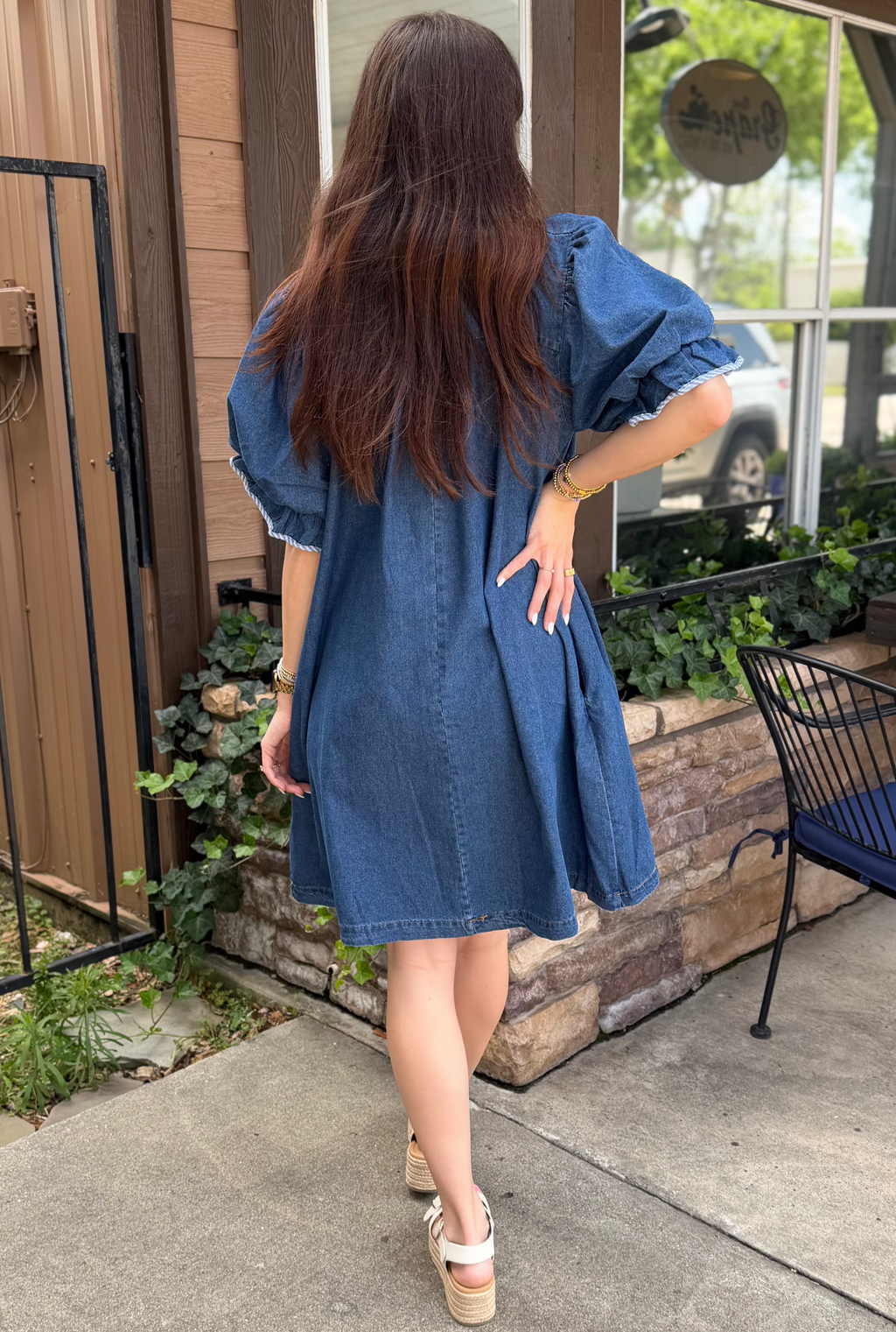DENIM DOLLY DRESS