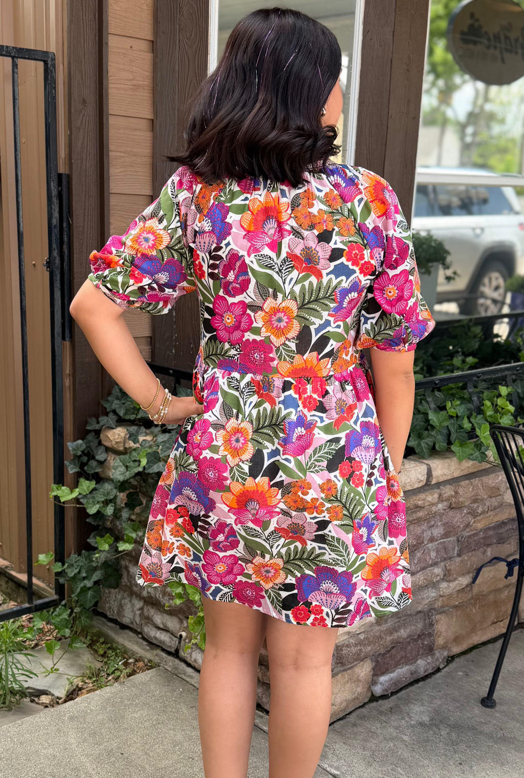 RENDAL FLORAL DRESS