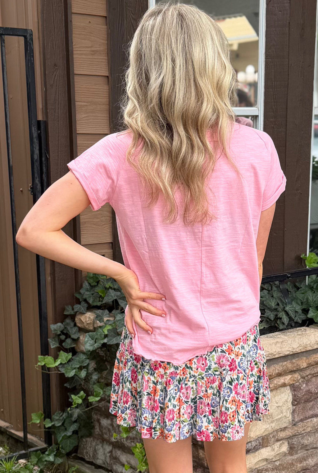 SPRING FLOWERS SKORT