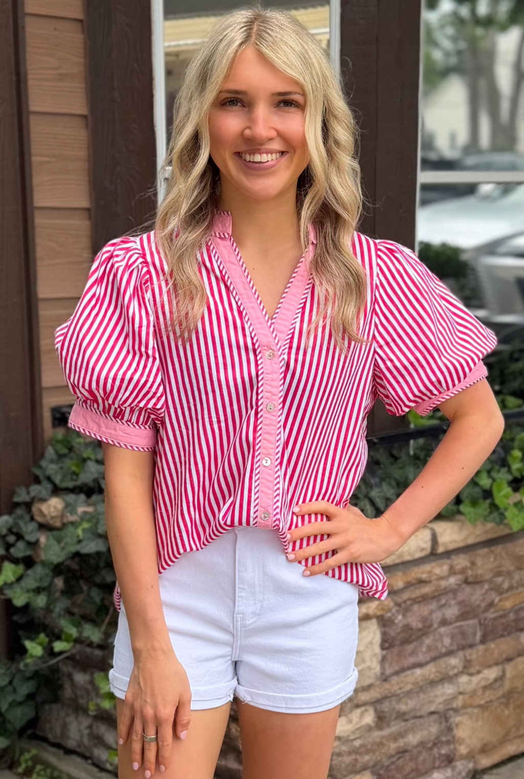 PINK ROSETTA TOP