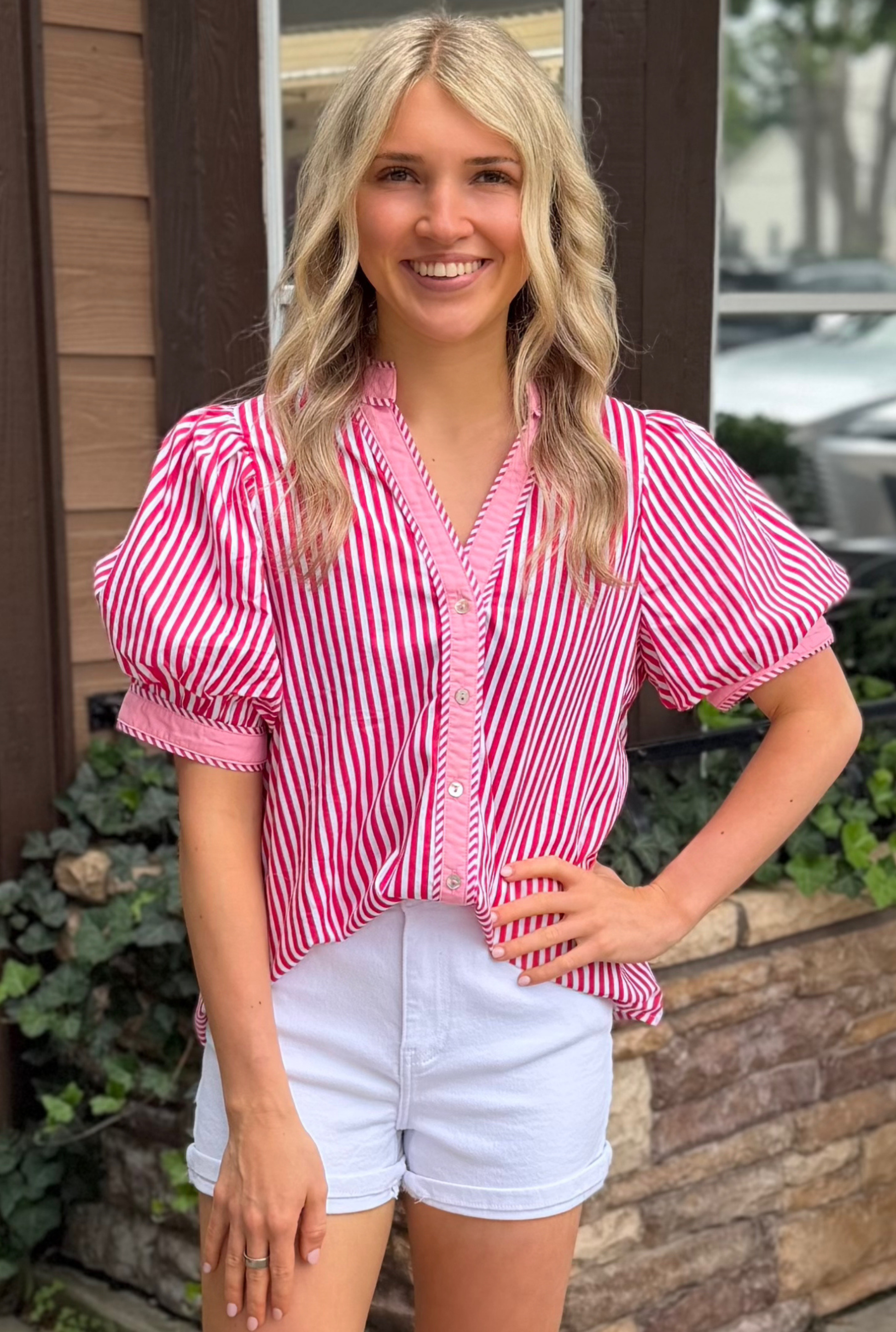 PINK ROSETTA TOP