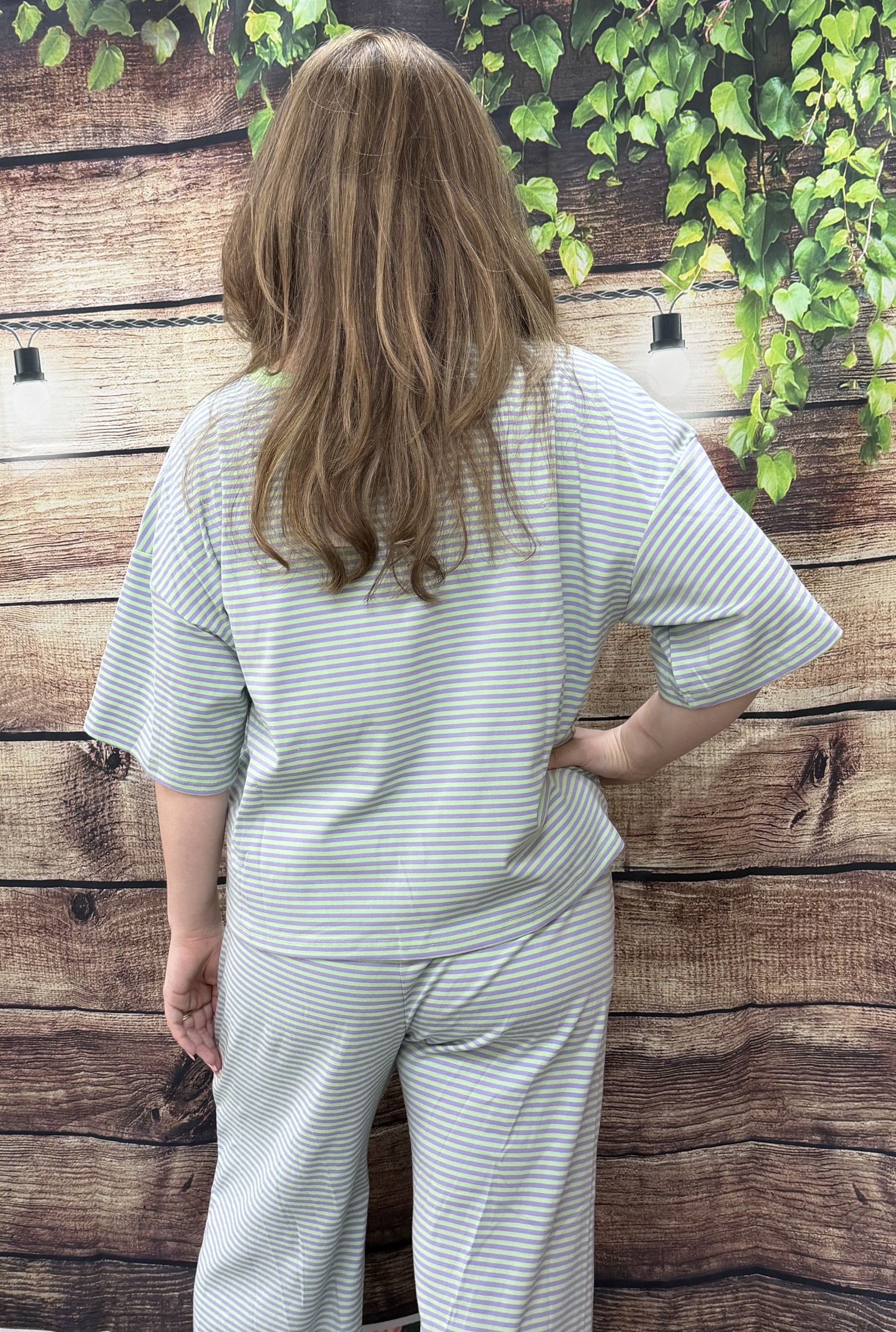MINT STRIPE SET