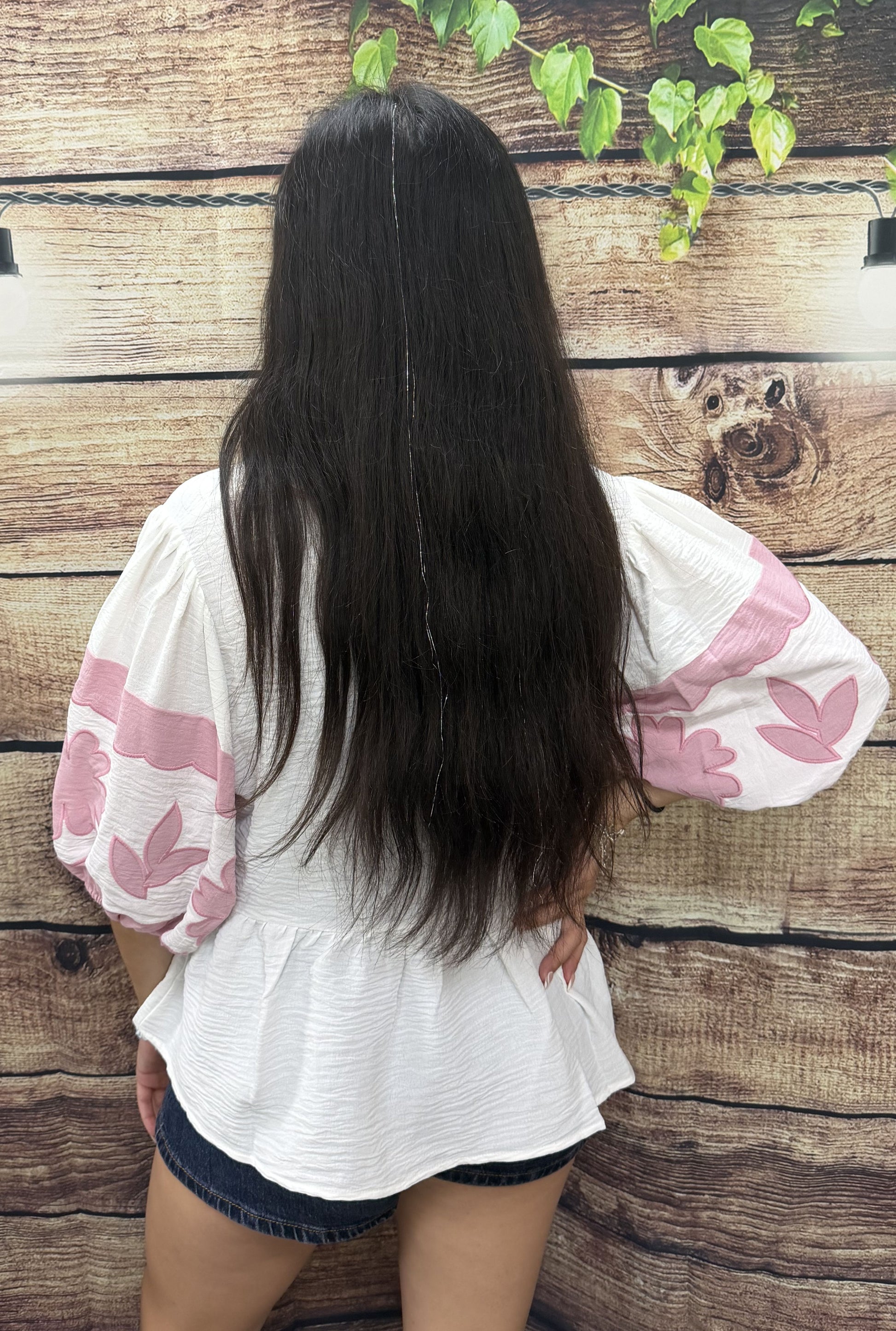 WHITE PEPLUM BLOUSE