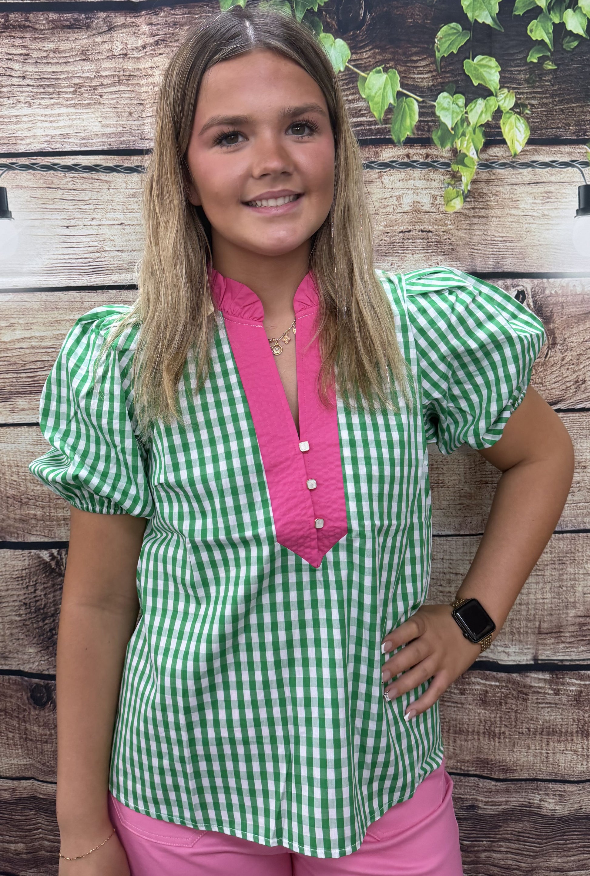 GREEN BLOOM TOP