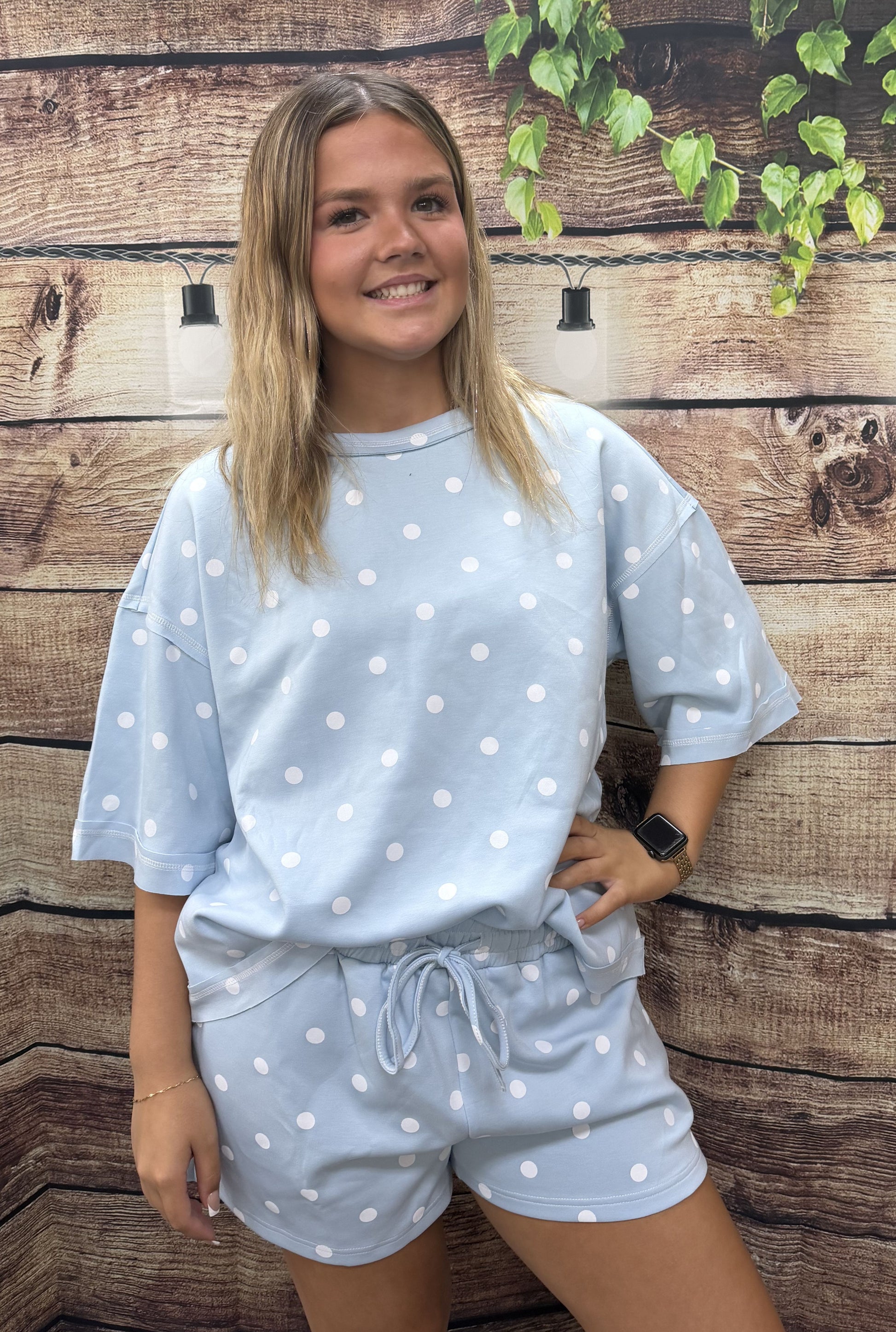 BLUE POLKA SCUBA SET