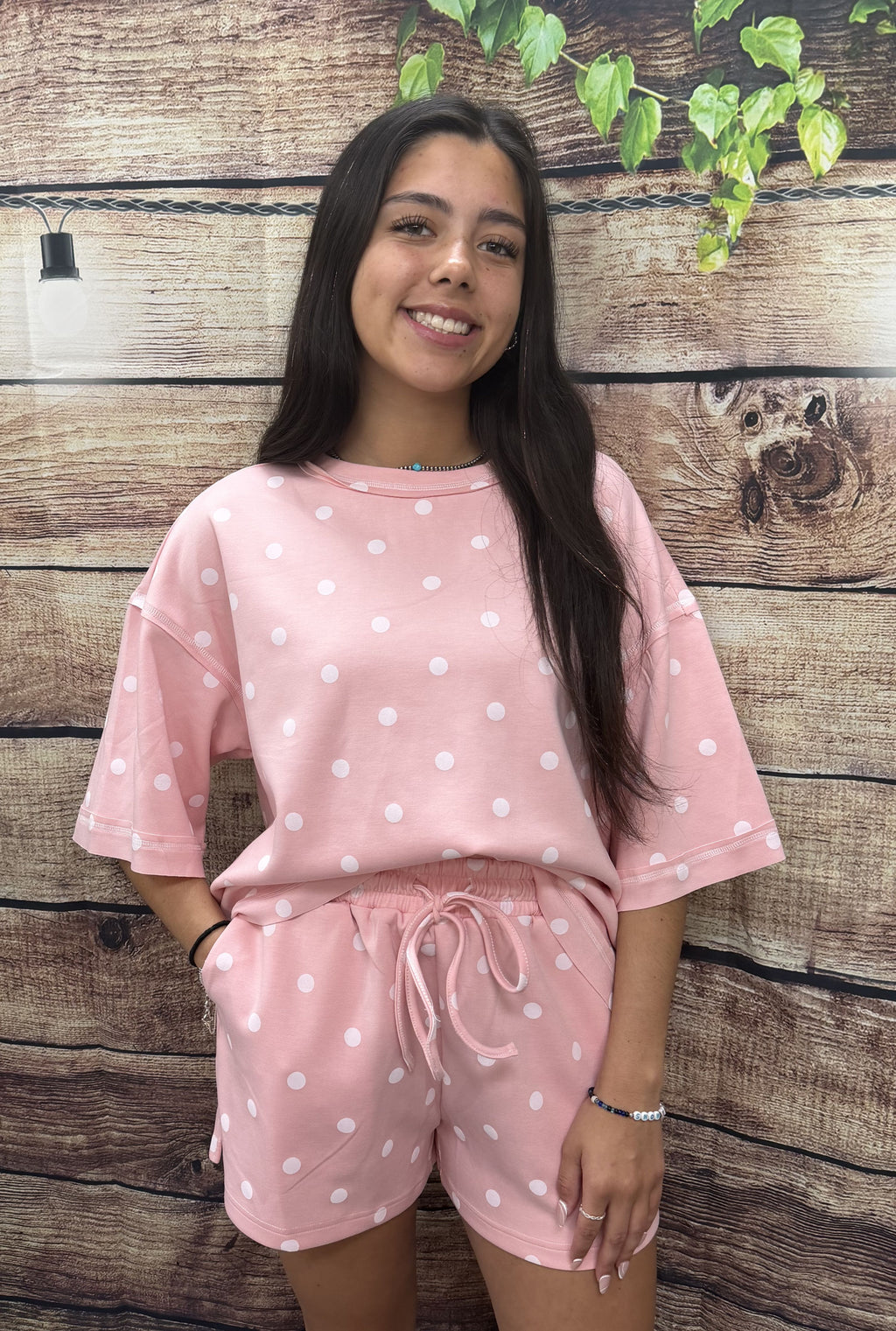 PINK POLKA SCUBA SET