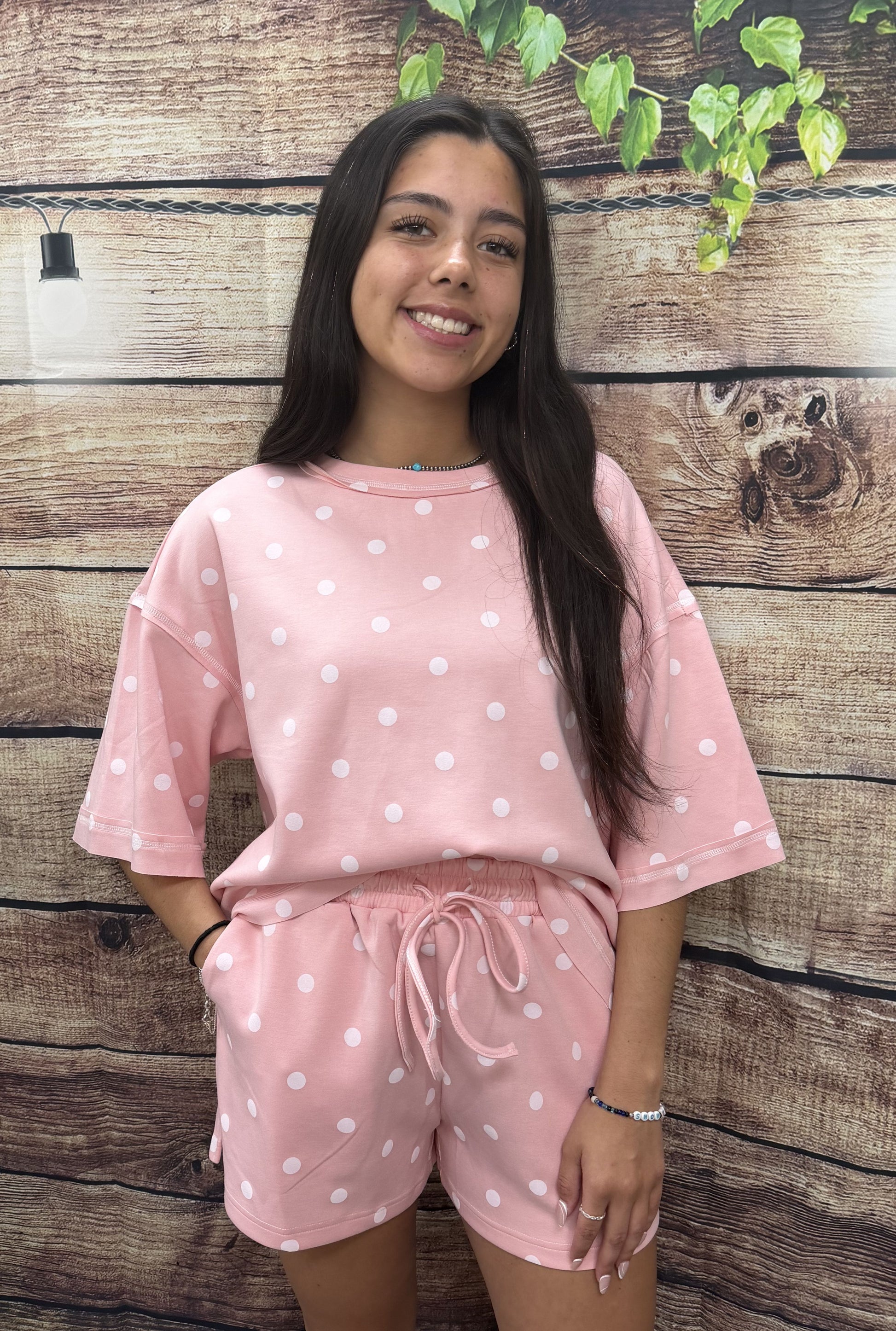 PINK POLKA SCUBA SET