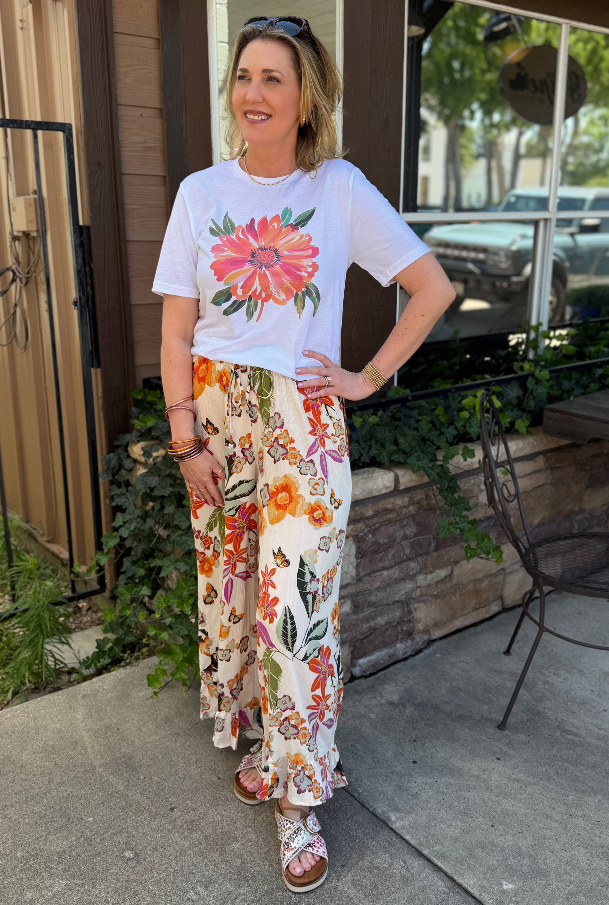 FLORAL ANGELA PANTS