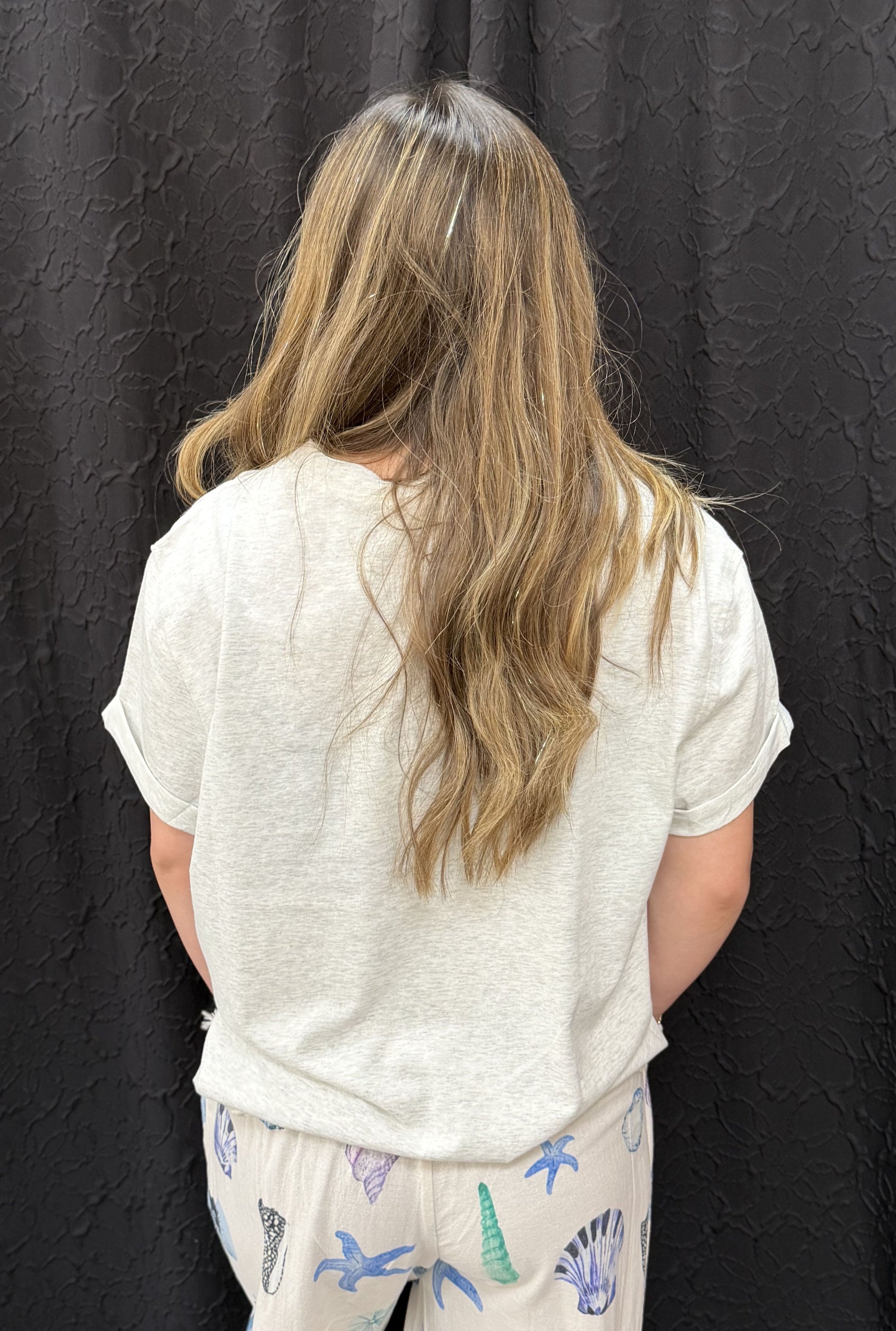 LIGHT GREY MALI TOP