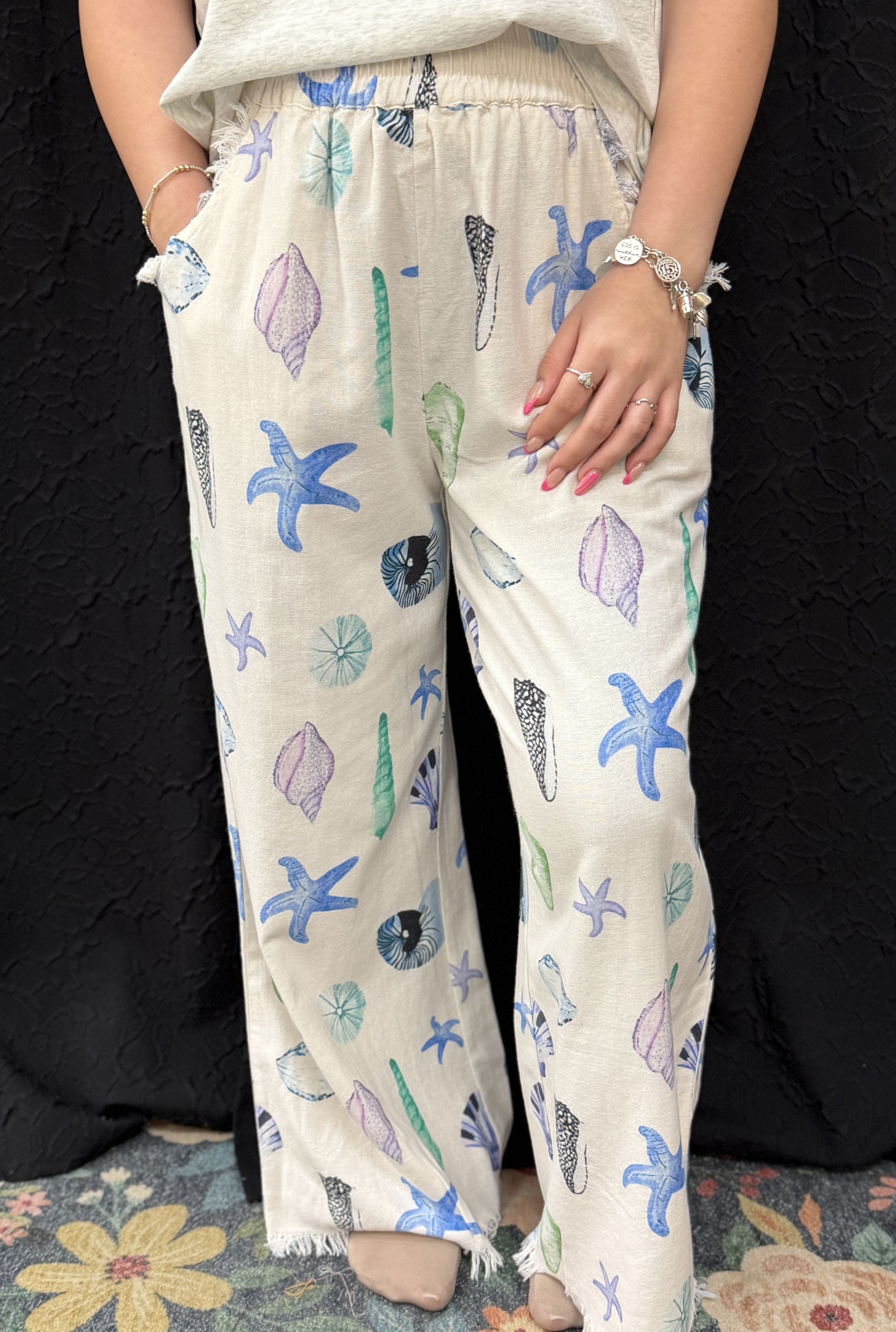 SANTORINI SEASHELL PANTS