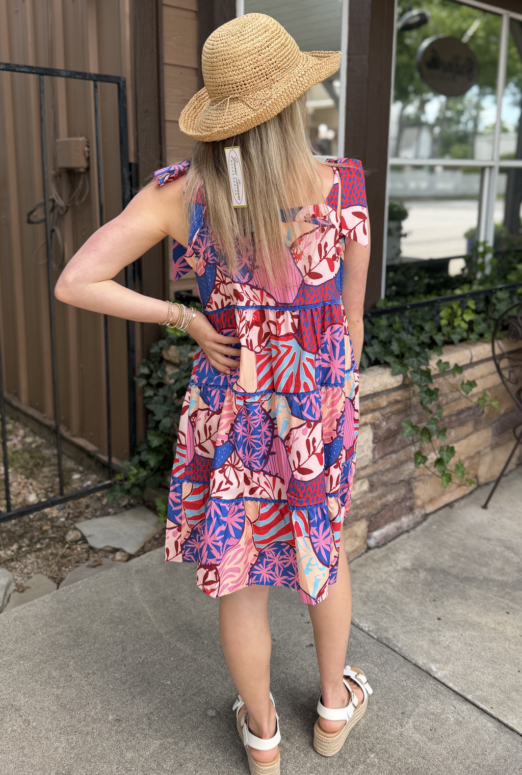 BERRY CAMELLIA DRESS