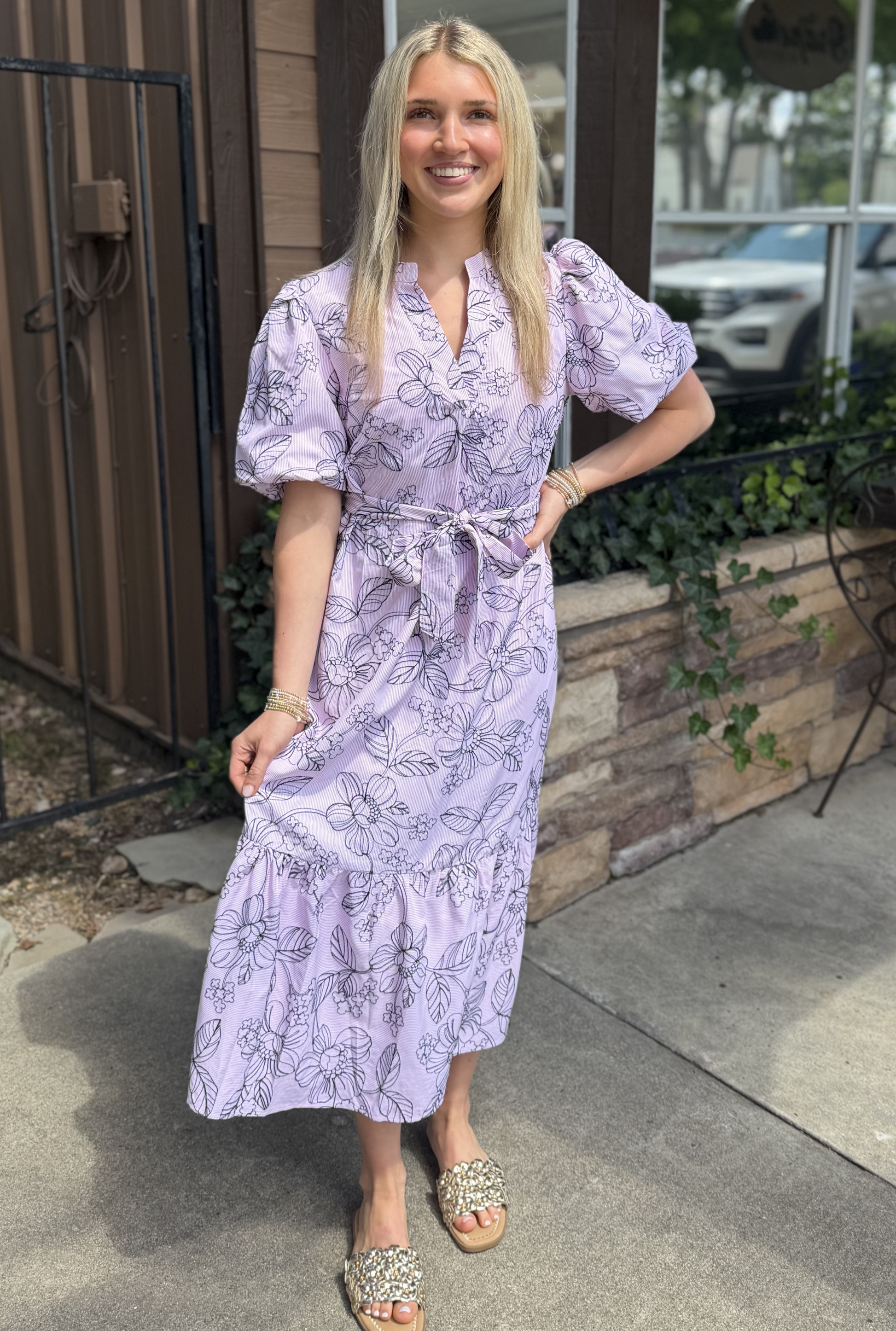 PINK MOONFLOWER DRESS