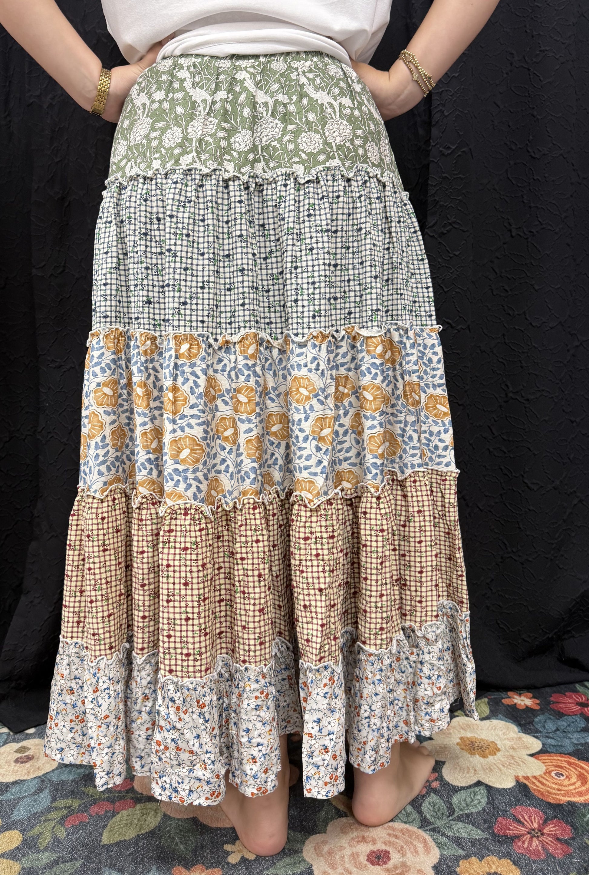 SAGE COTTAGE SKIRT