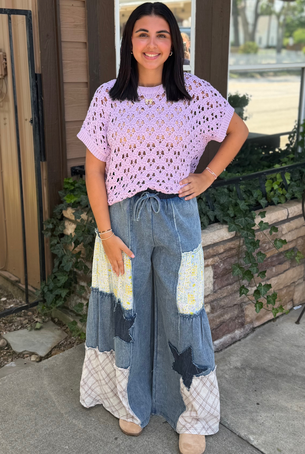 PATCHWORK PENNY PANTS