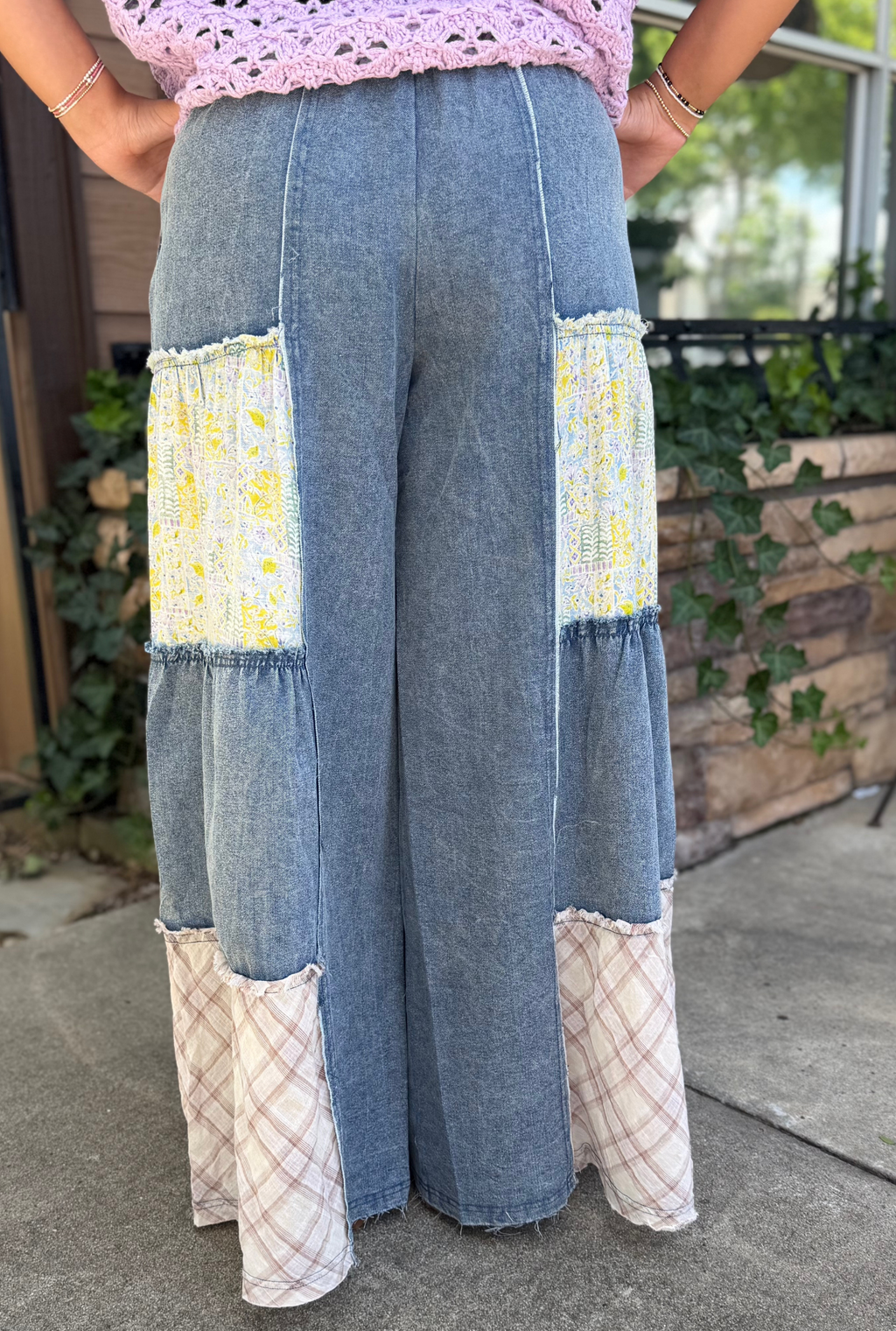 PATCHWORK PENNY PANTS