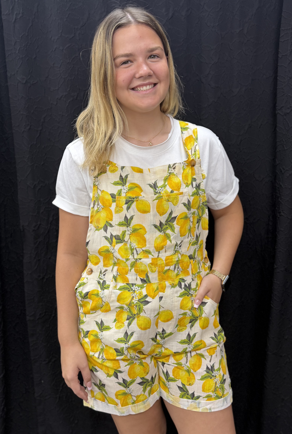 LEMON SHORT OVERALLS