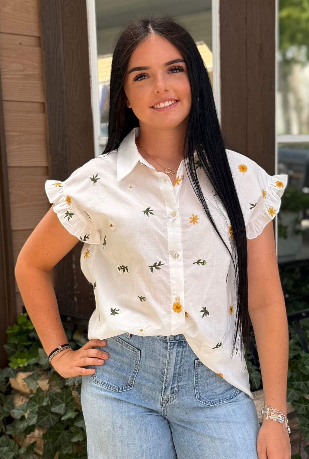 FLORAL OPHELIA TOP