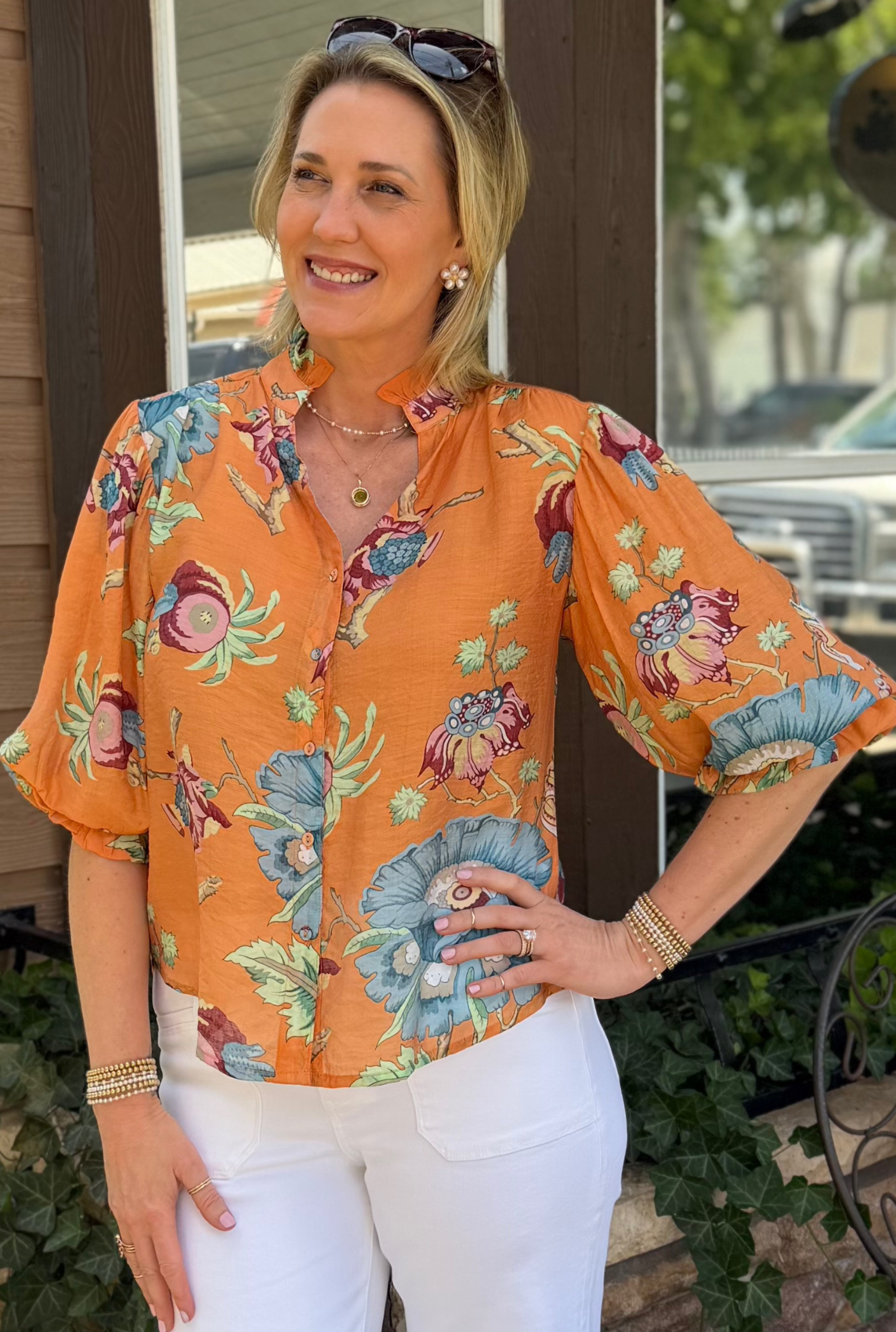 CORAL ALICE TOP