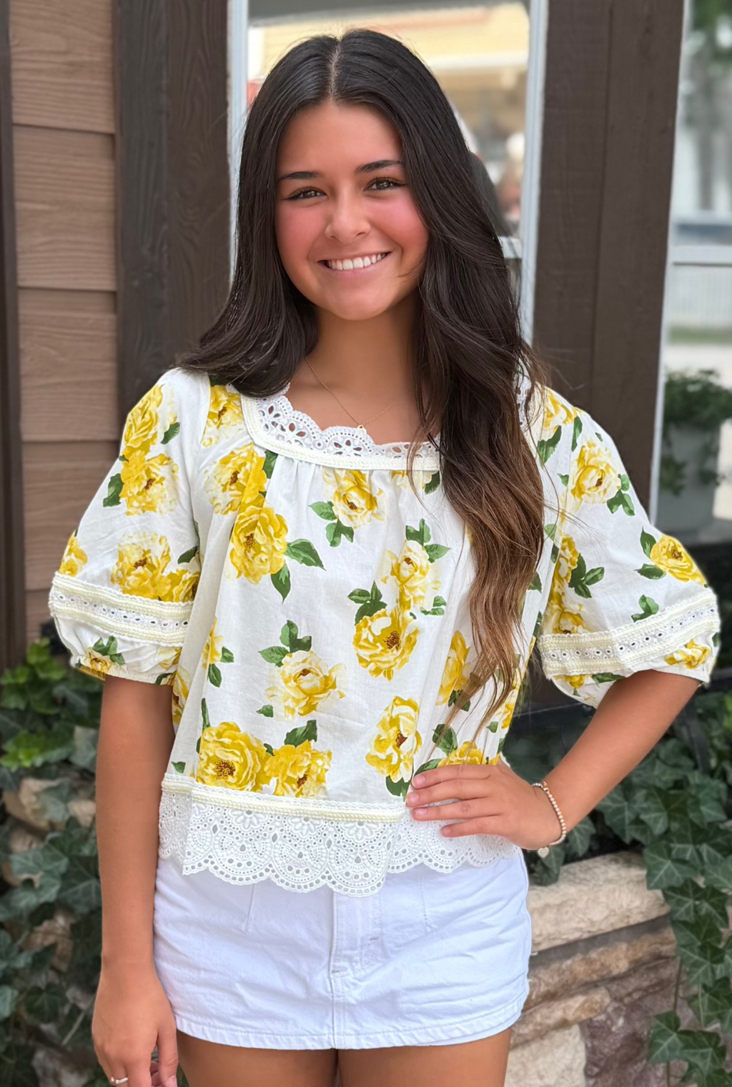 YELLOW DOLLY TOP