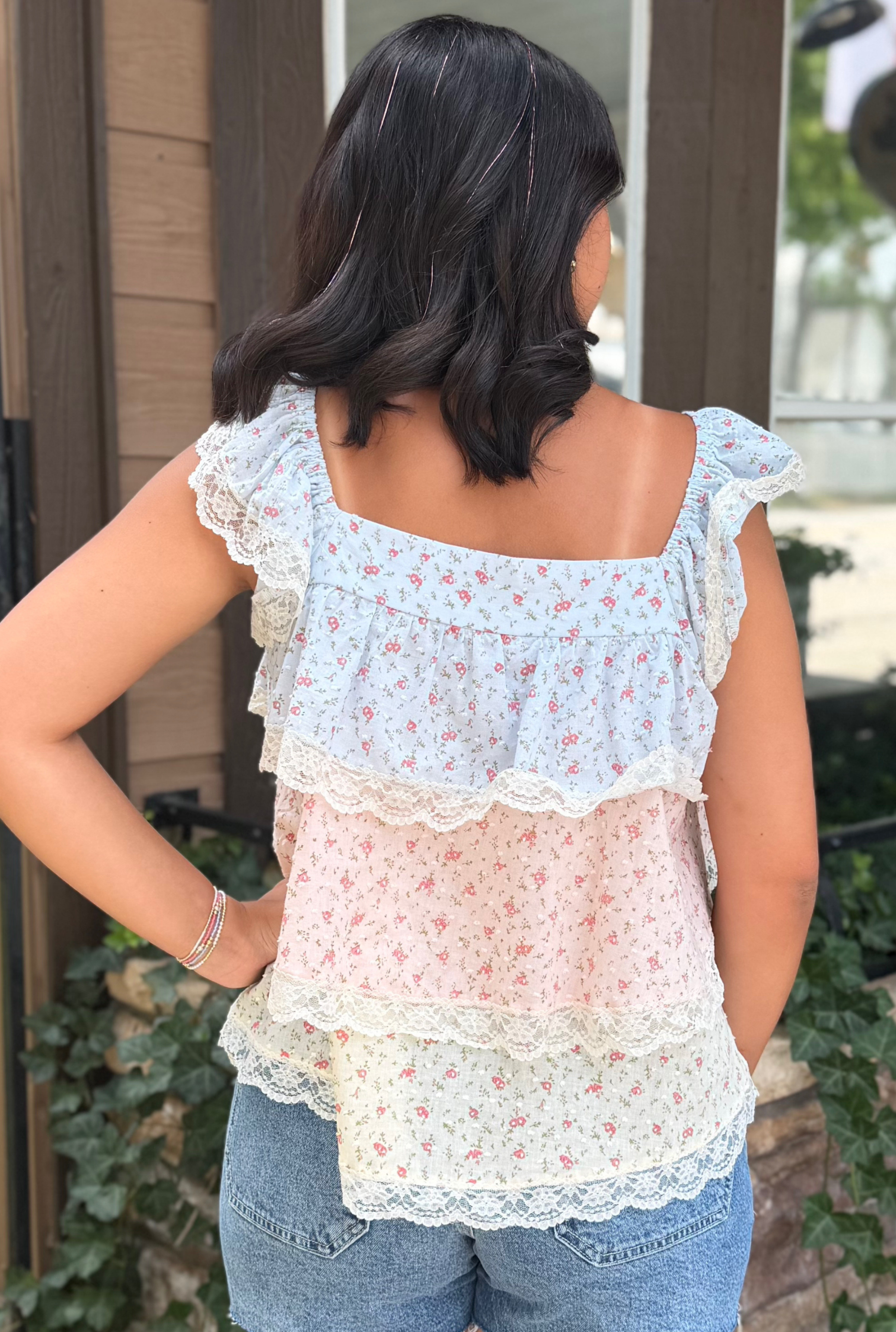 TIERED PASTEL TOP