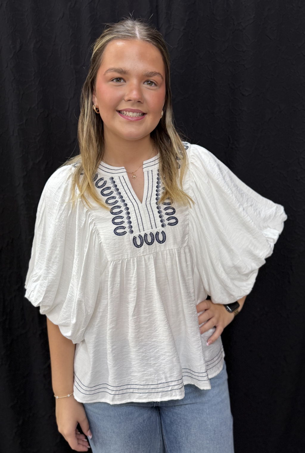 WHITE ATHENA TOP