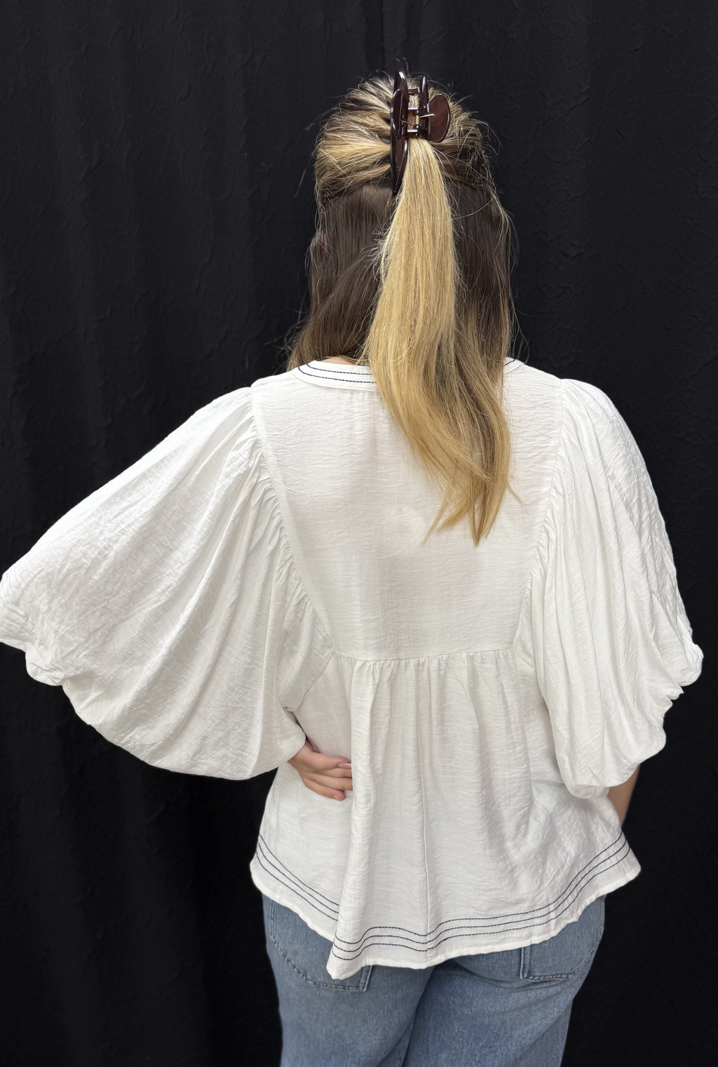 WHITE ATHENA TOP