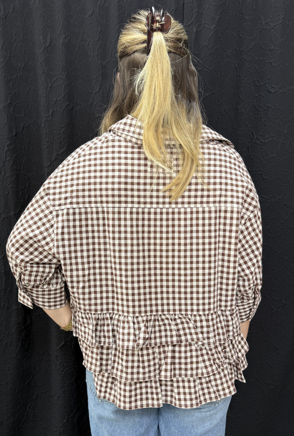 GINGHAM LUCY TOP
