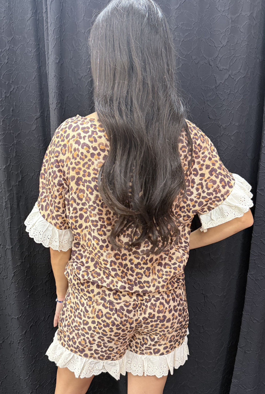 LEOPARD LACE SET