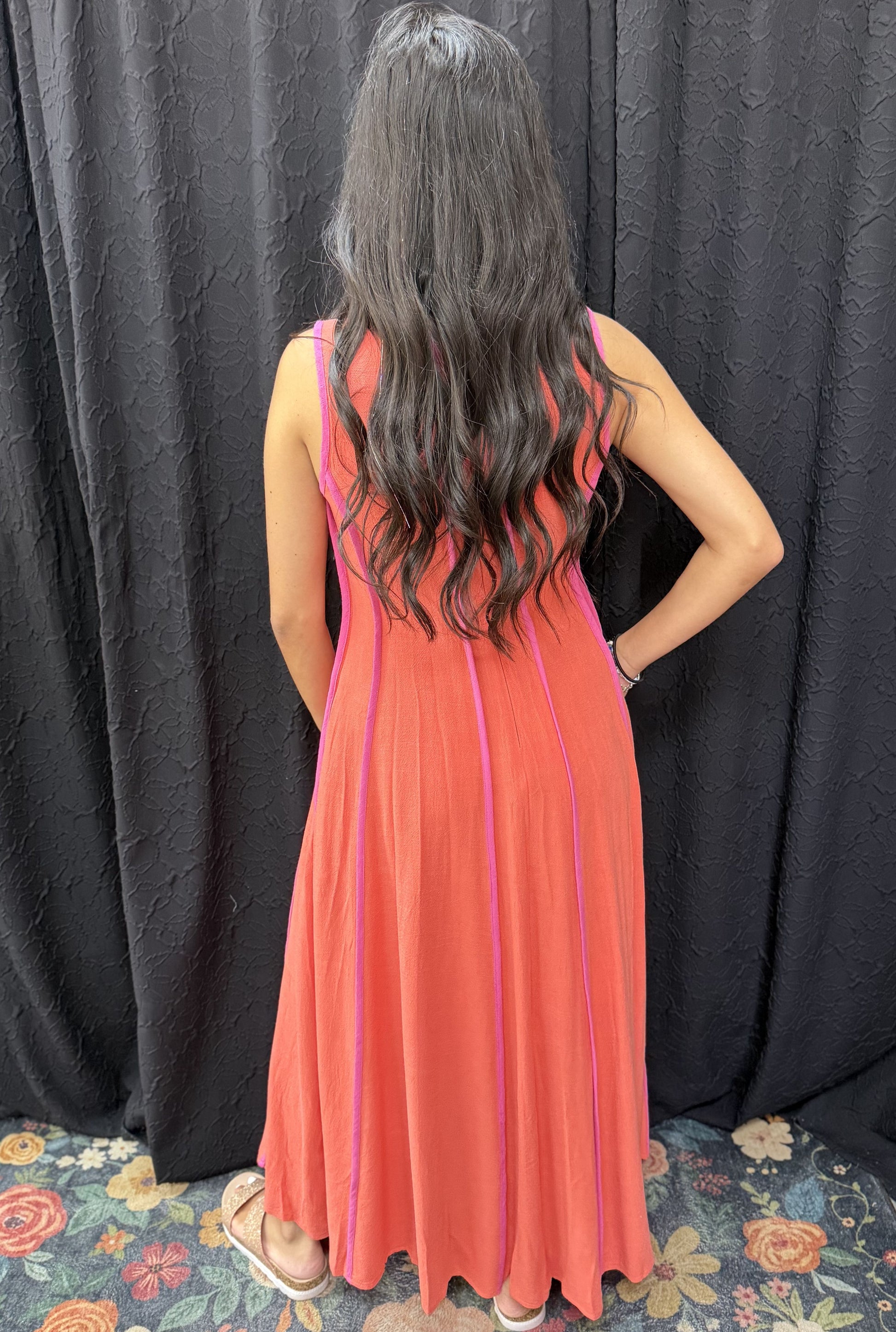 ORANGE LAYLA DRESS