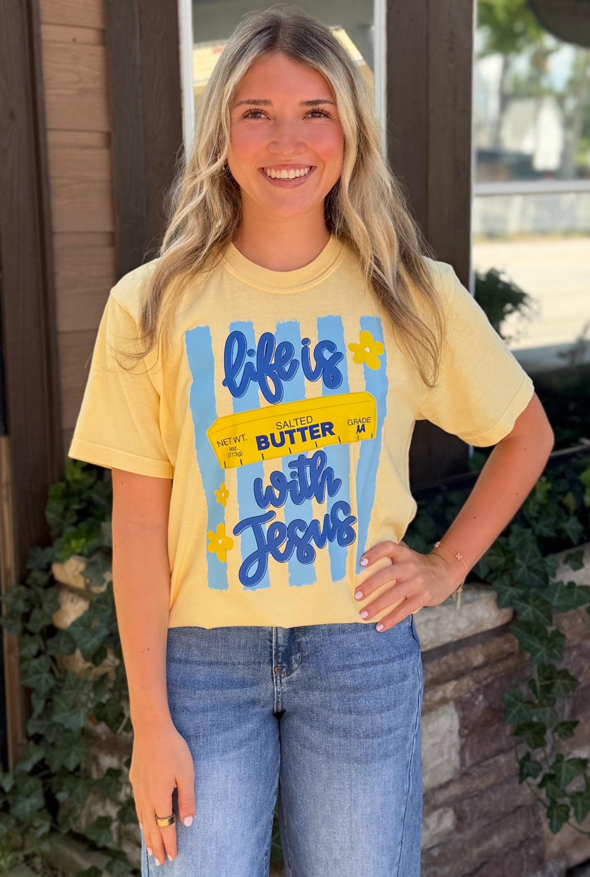 LIFE IS BUTTER TEE