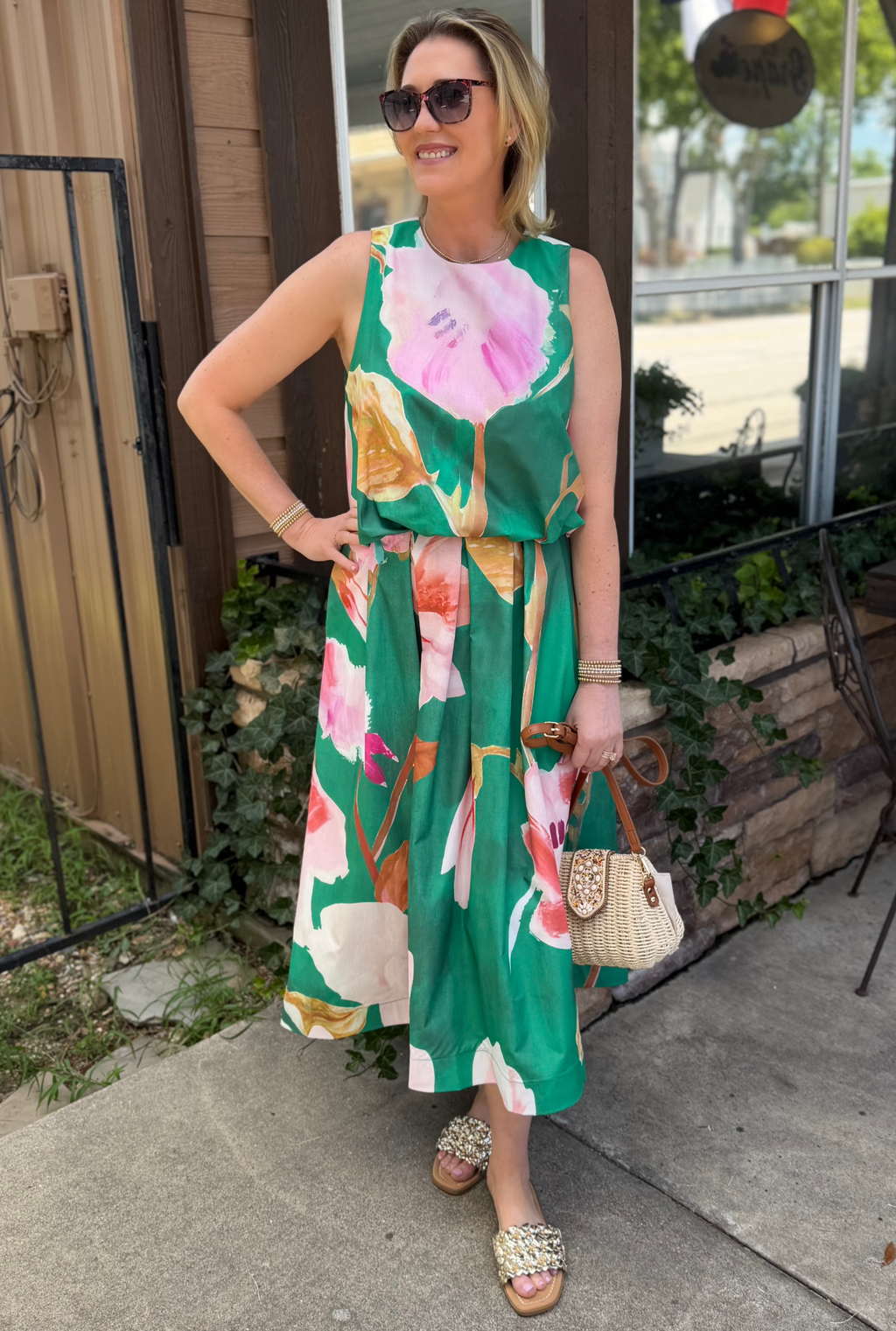 BOTANICAL BUBBLE TOP
